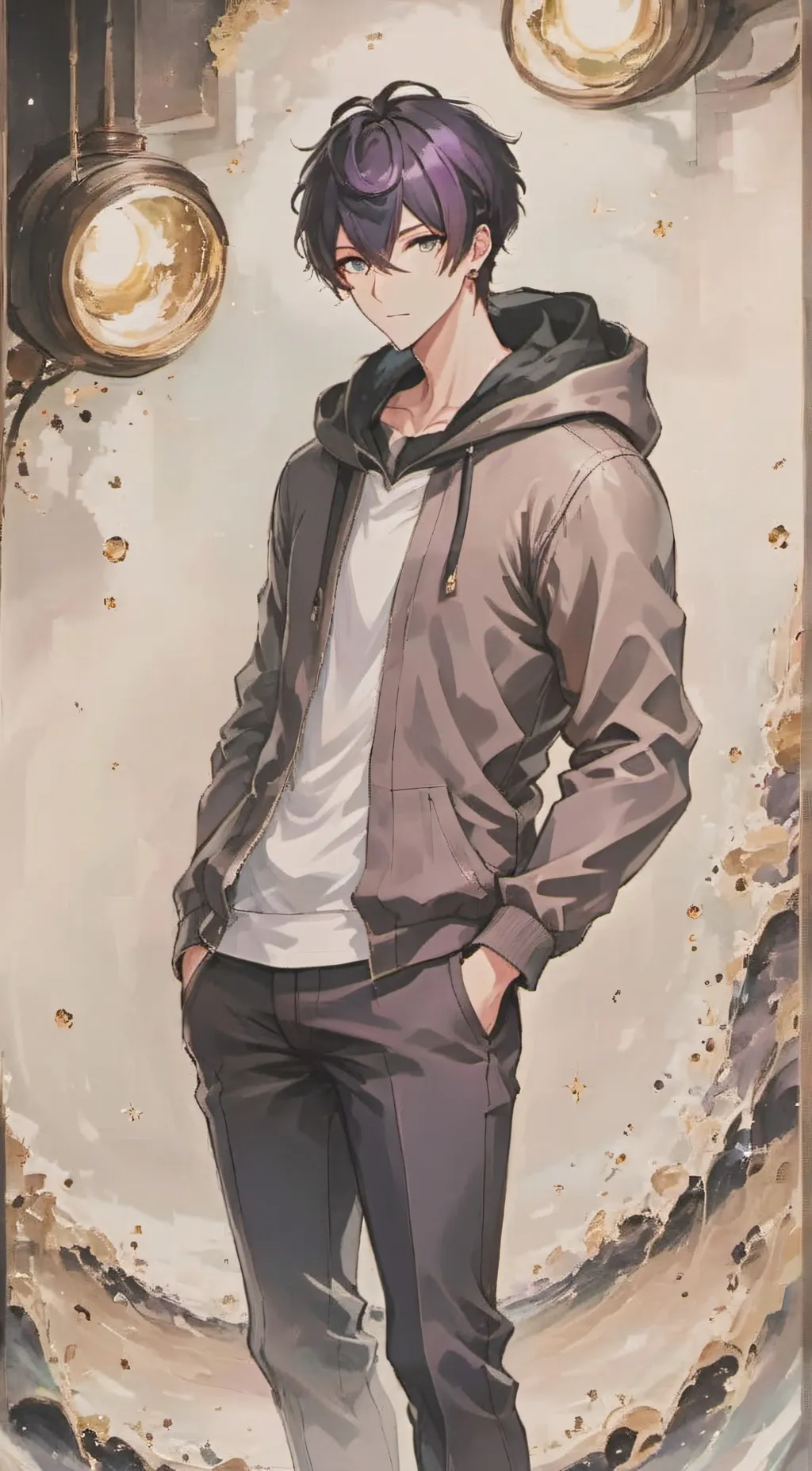 ai character: Toshiba Hibana background