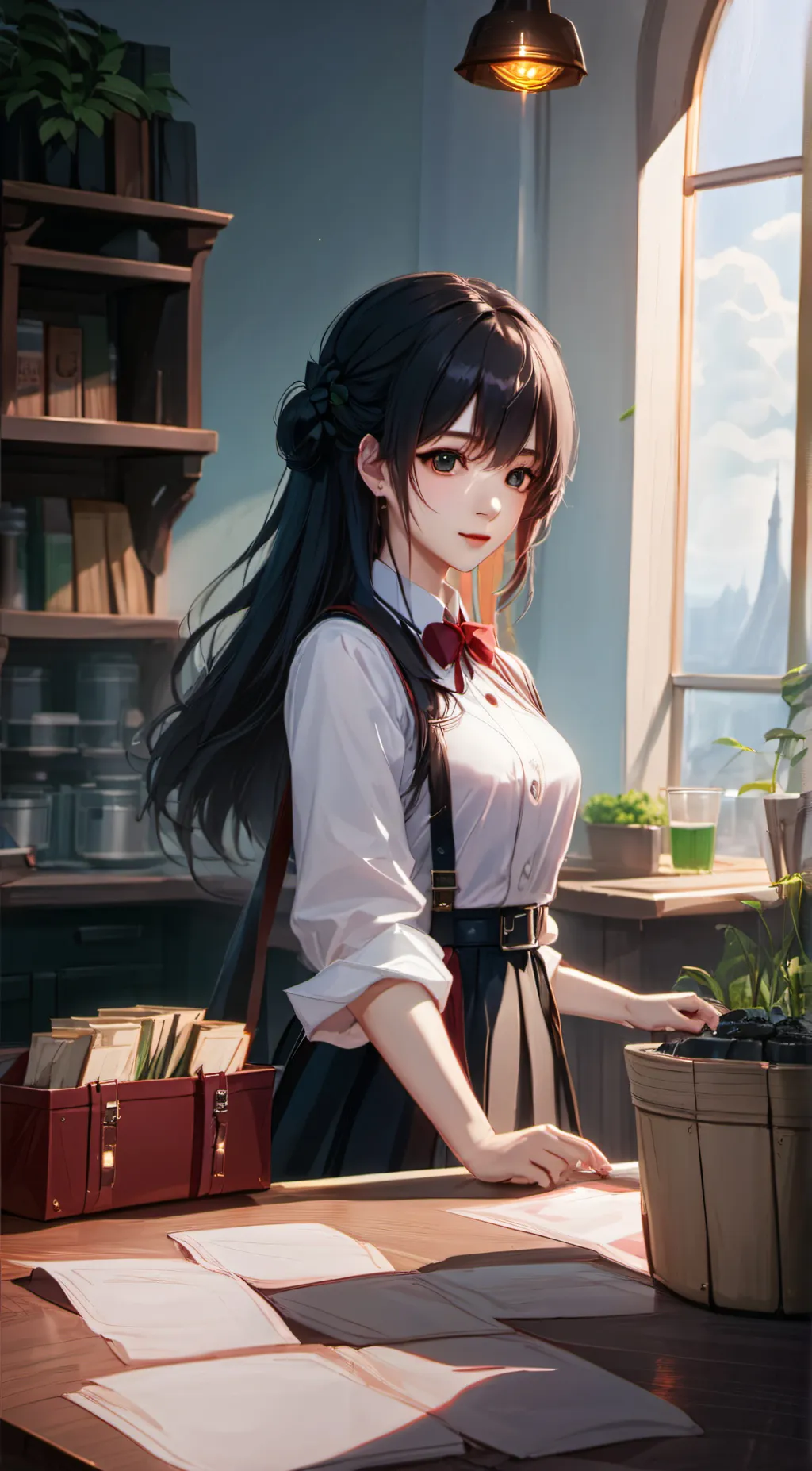 ai character: Lisa background