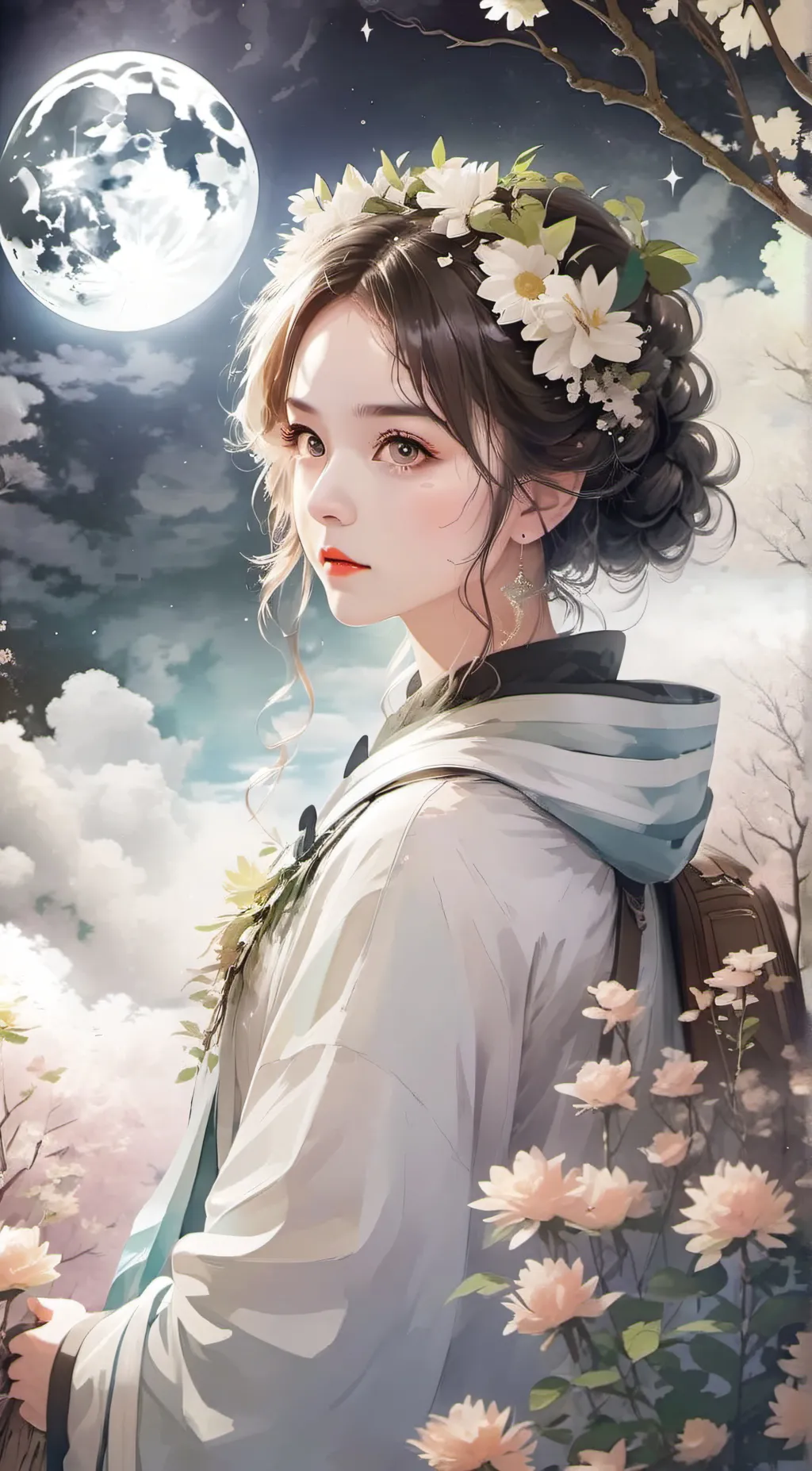 ai character: upper moons  background