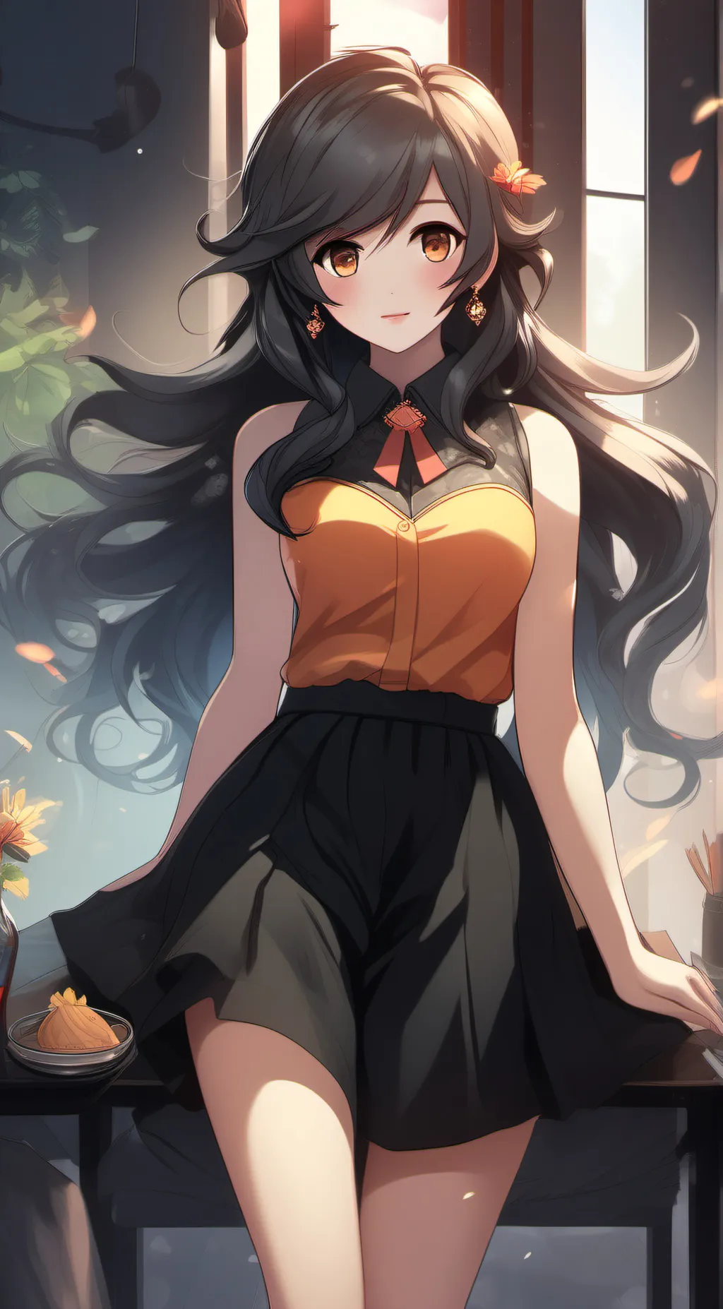 ai character: lorraine background