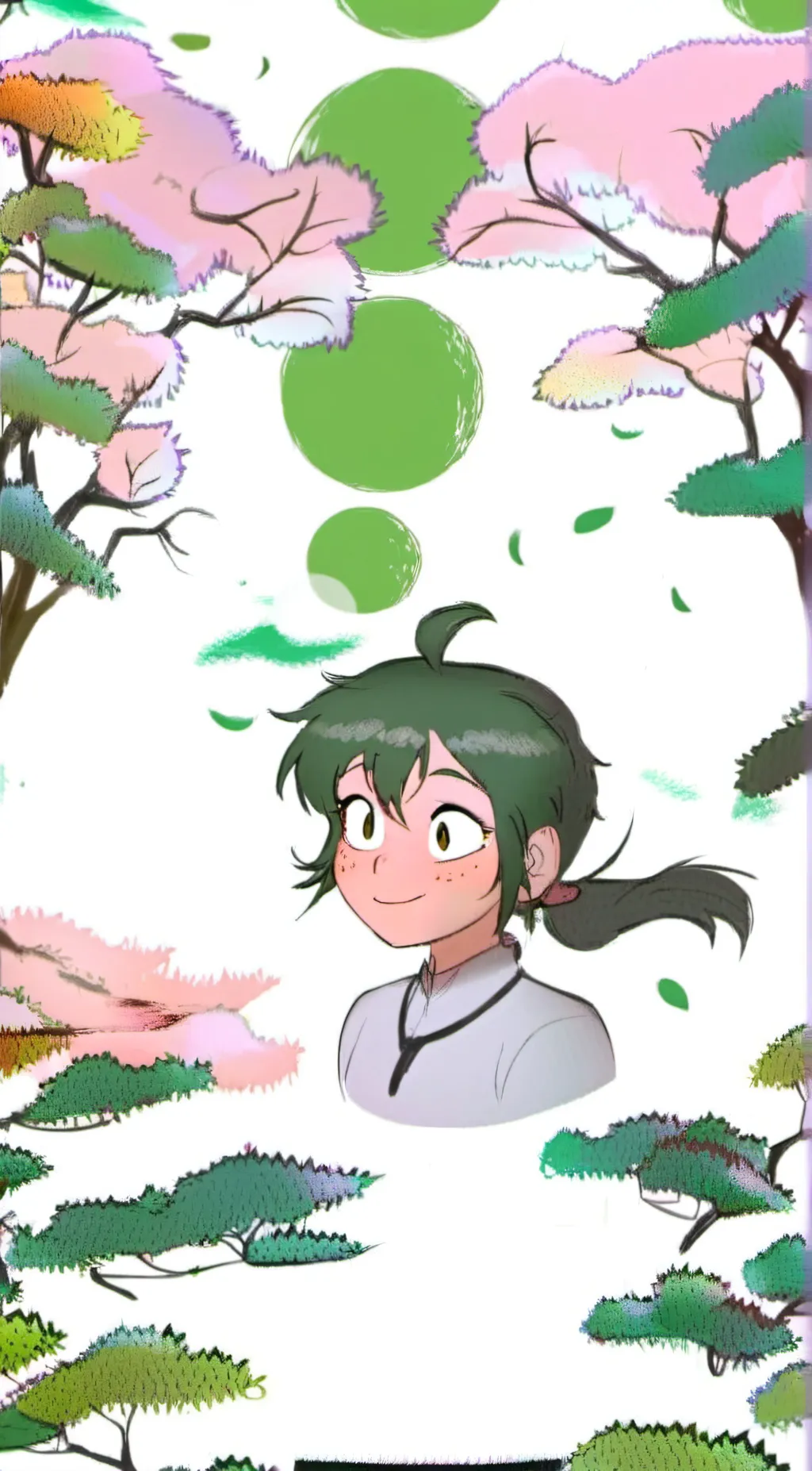 ai character: Midoriya Deku kid background