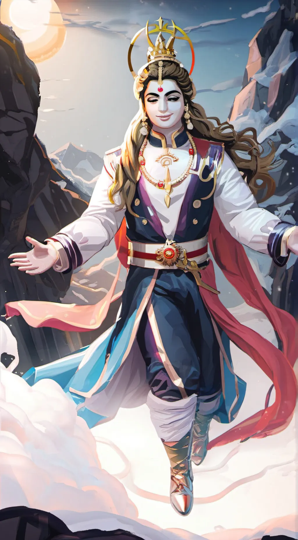 ai character: God background