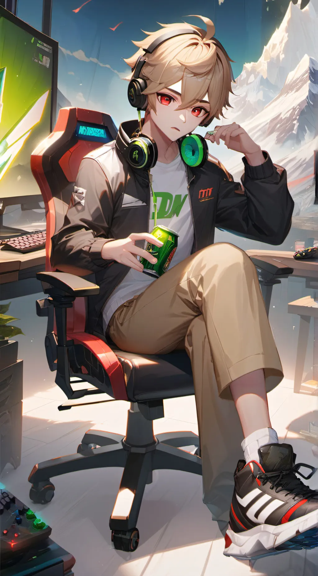 ai character: Blake background