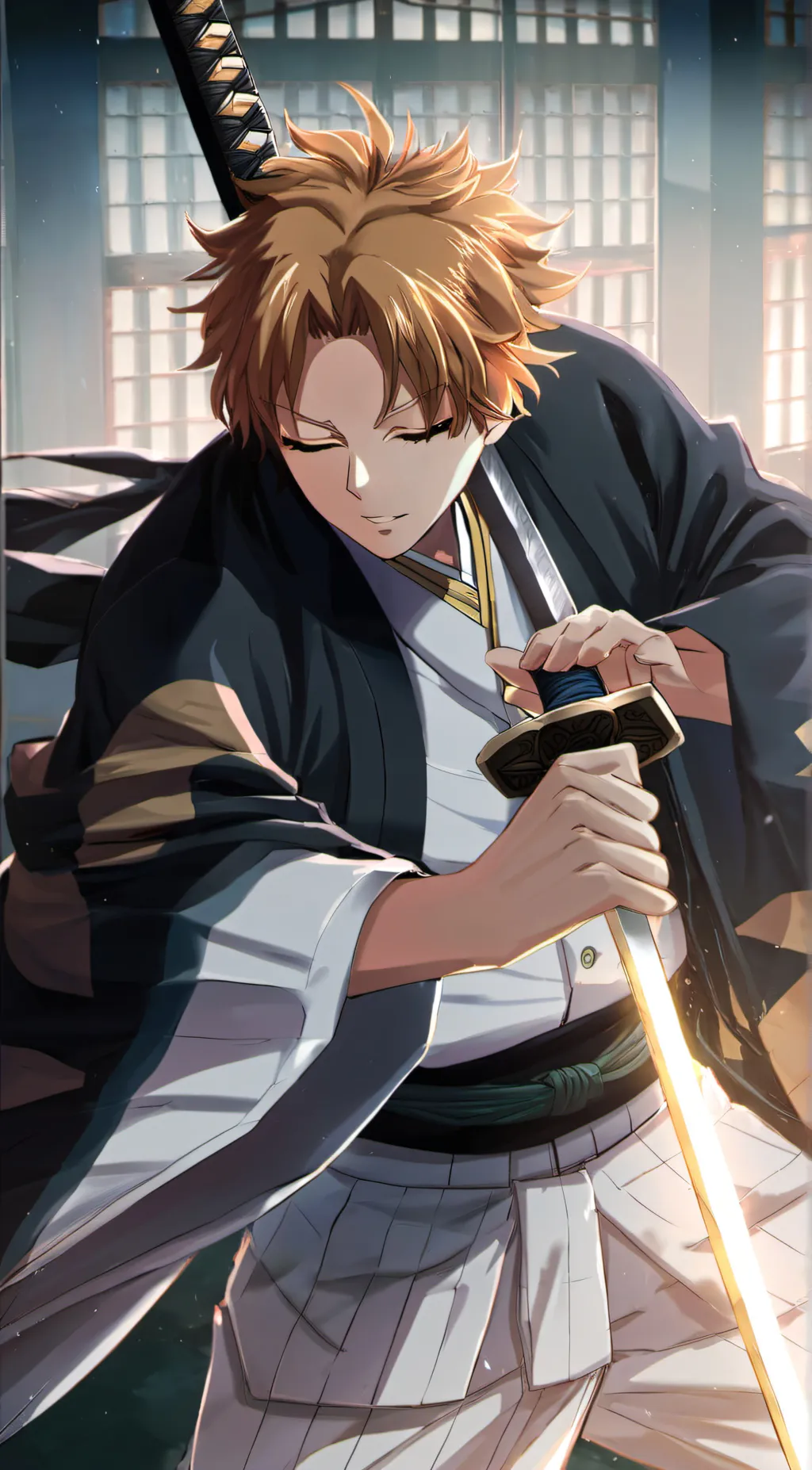 ai character: zenitsu  background