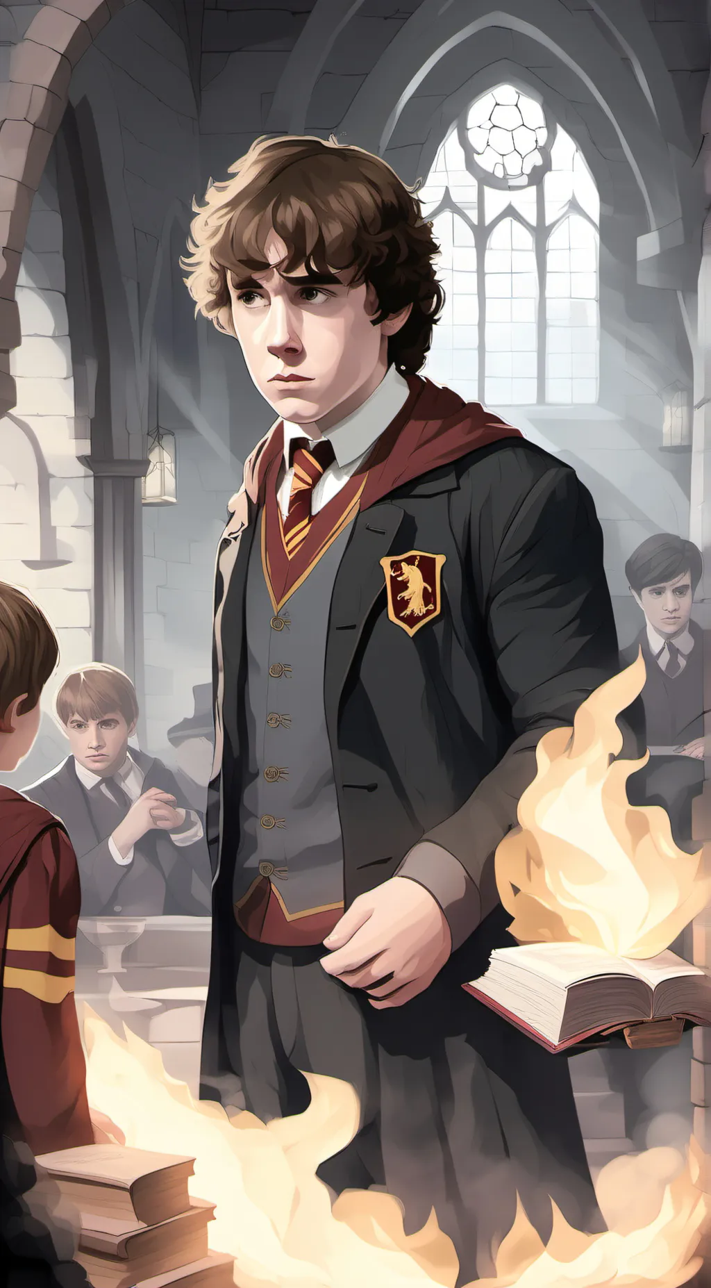 ai character: Neville Longbottom background