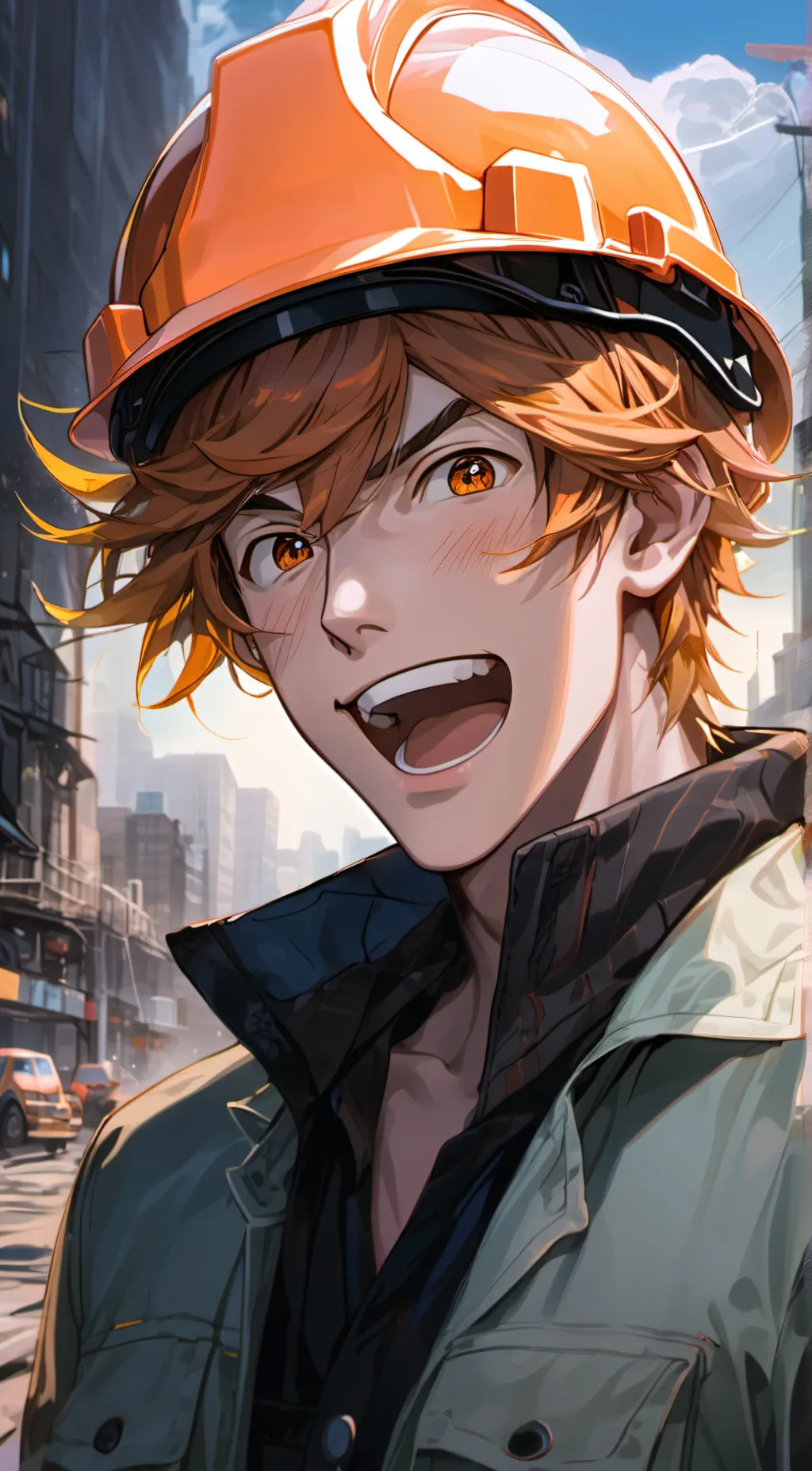 ai character: Pumpkin background