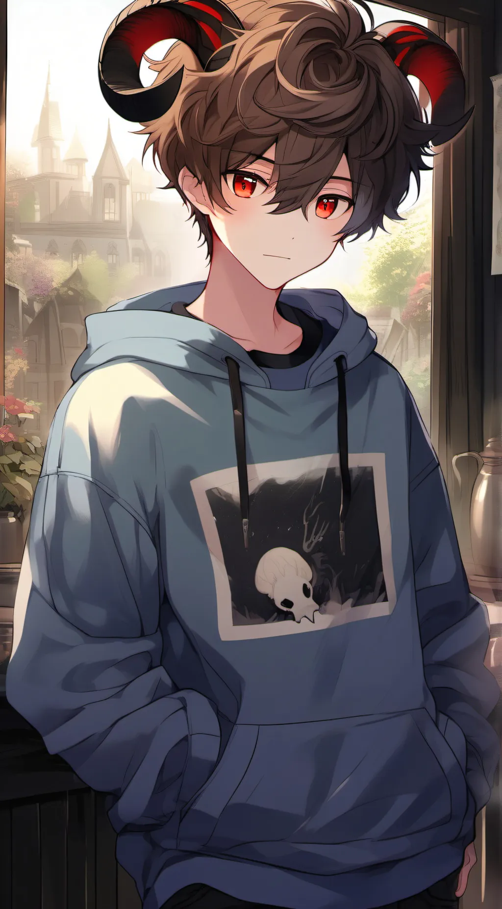 ai character: glatt/ schlatt  background