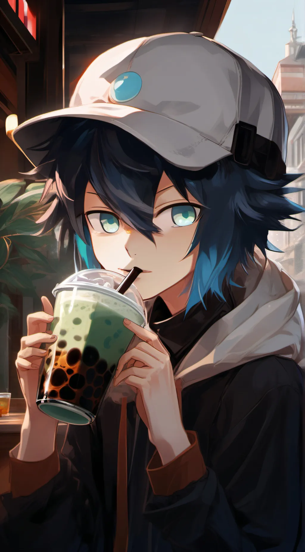 ai character: Chris background