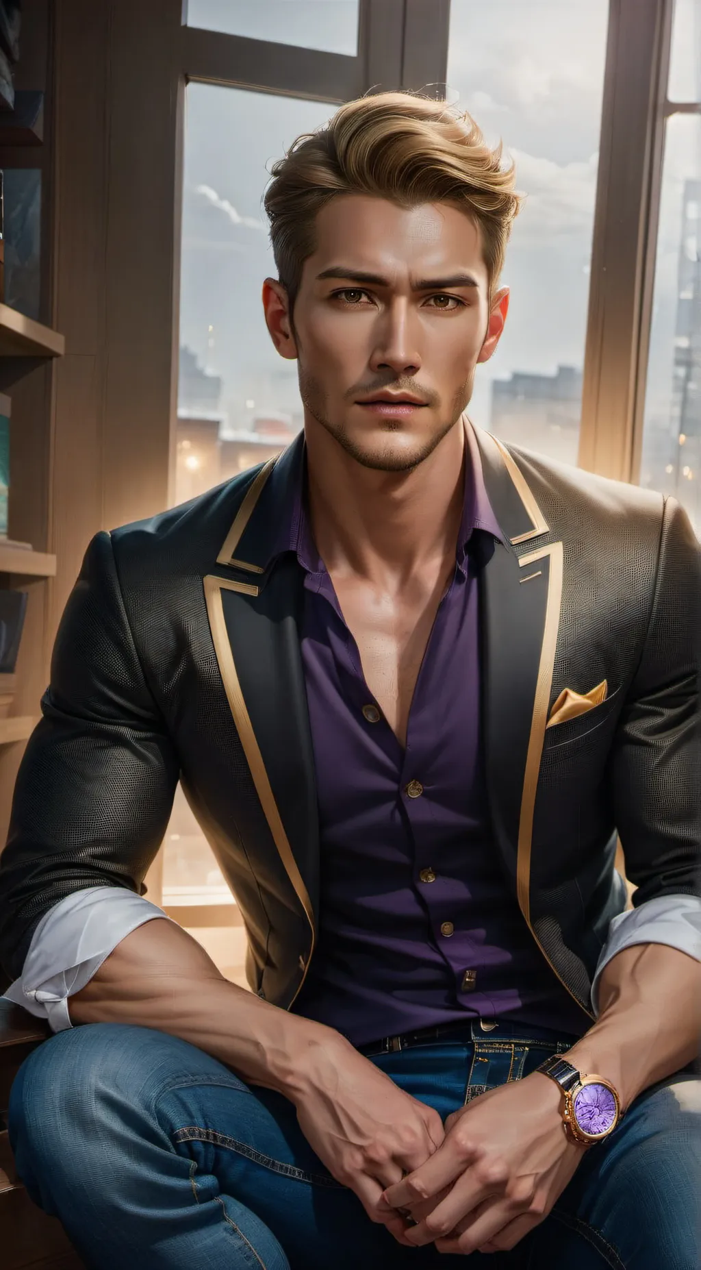 ai character: Adrian background