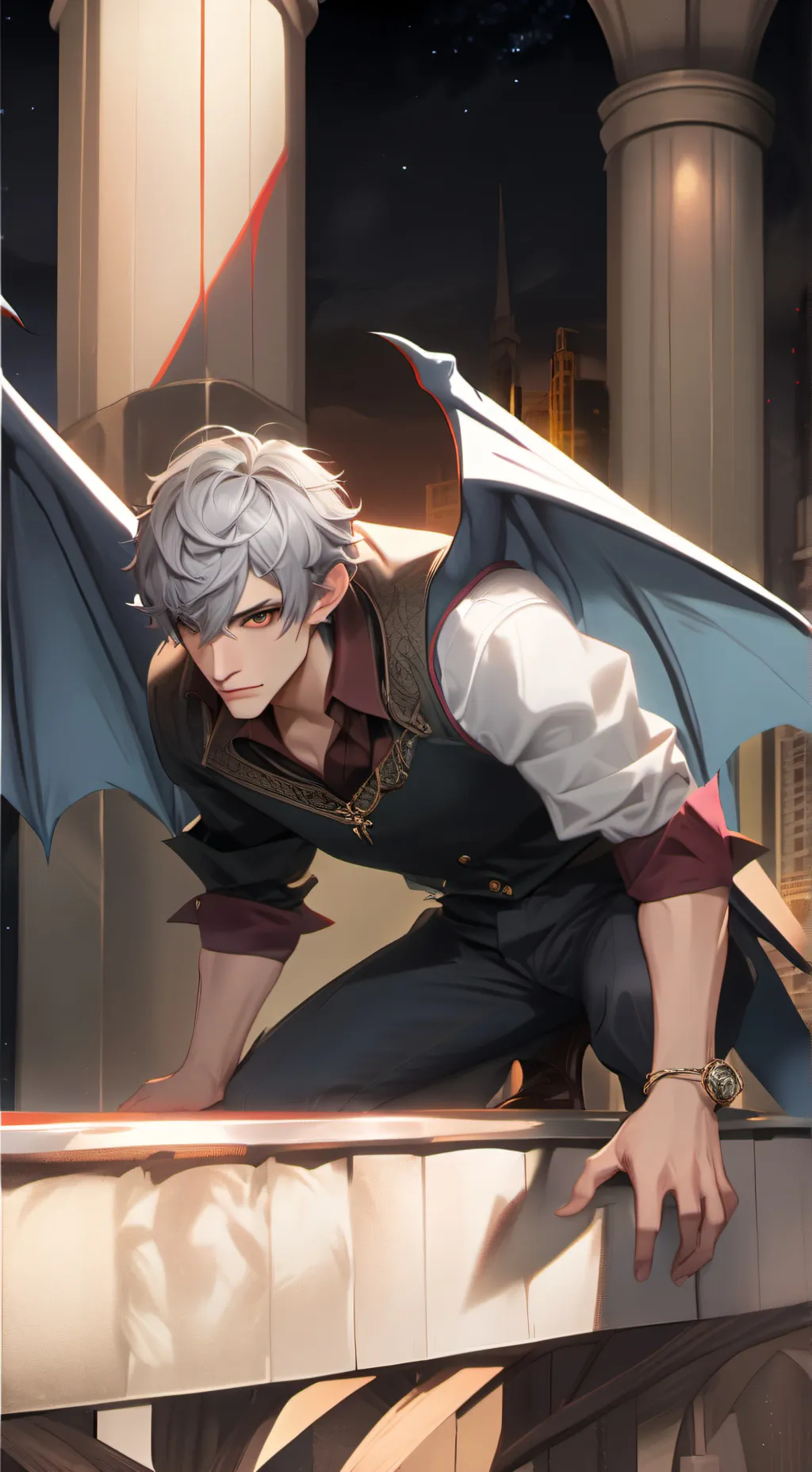 ai character: Danius Maza background