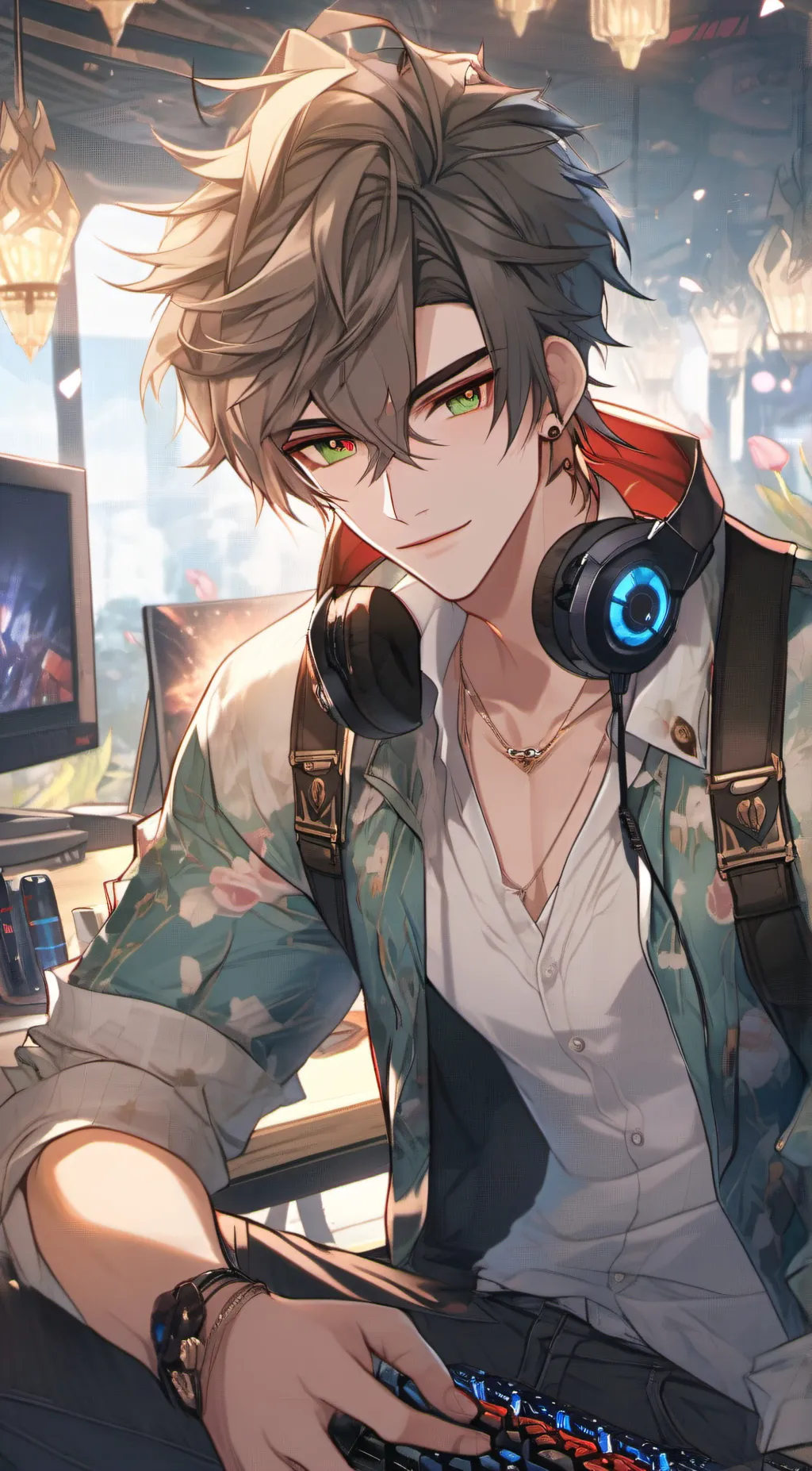 ai character: adam background