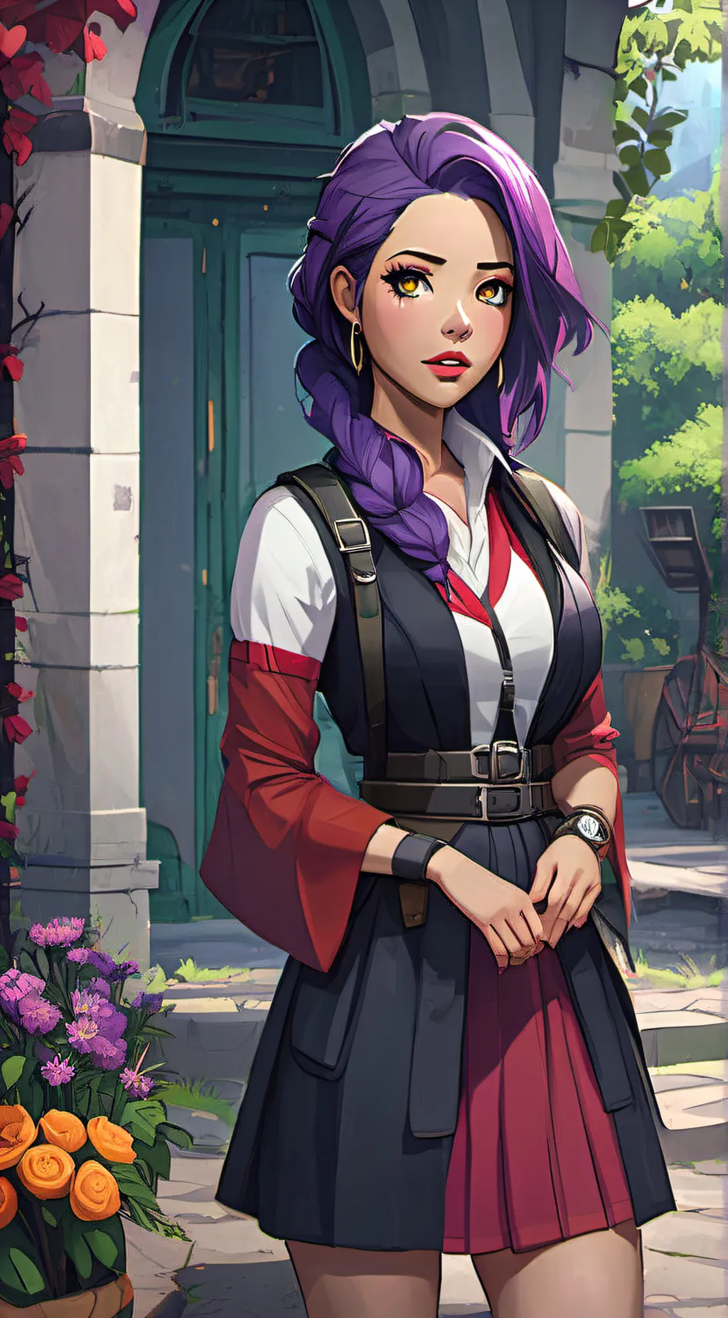ai character: Madison  background