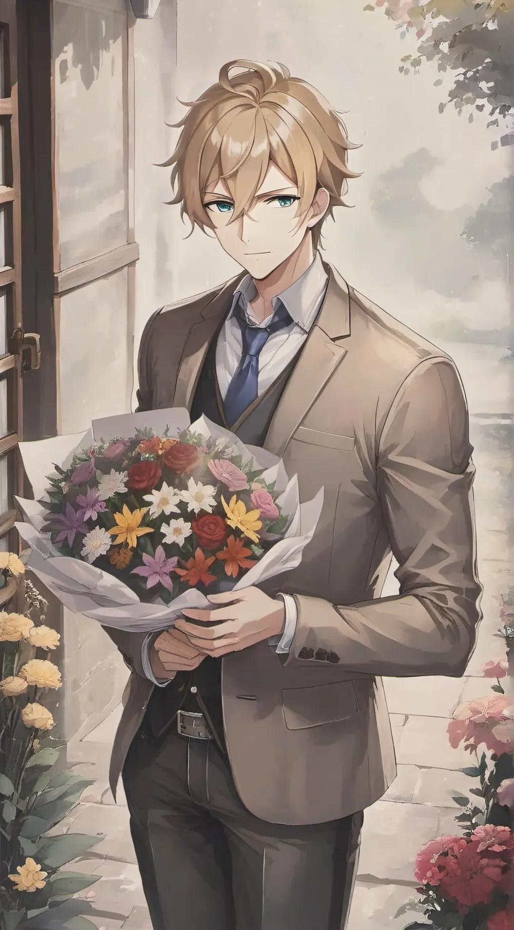 ai character: Alexander  background