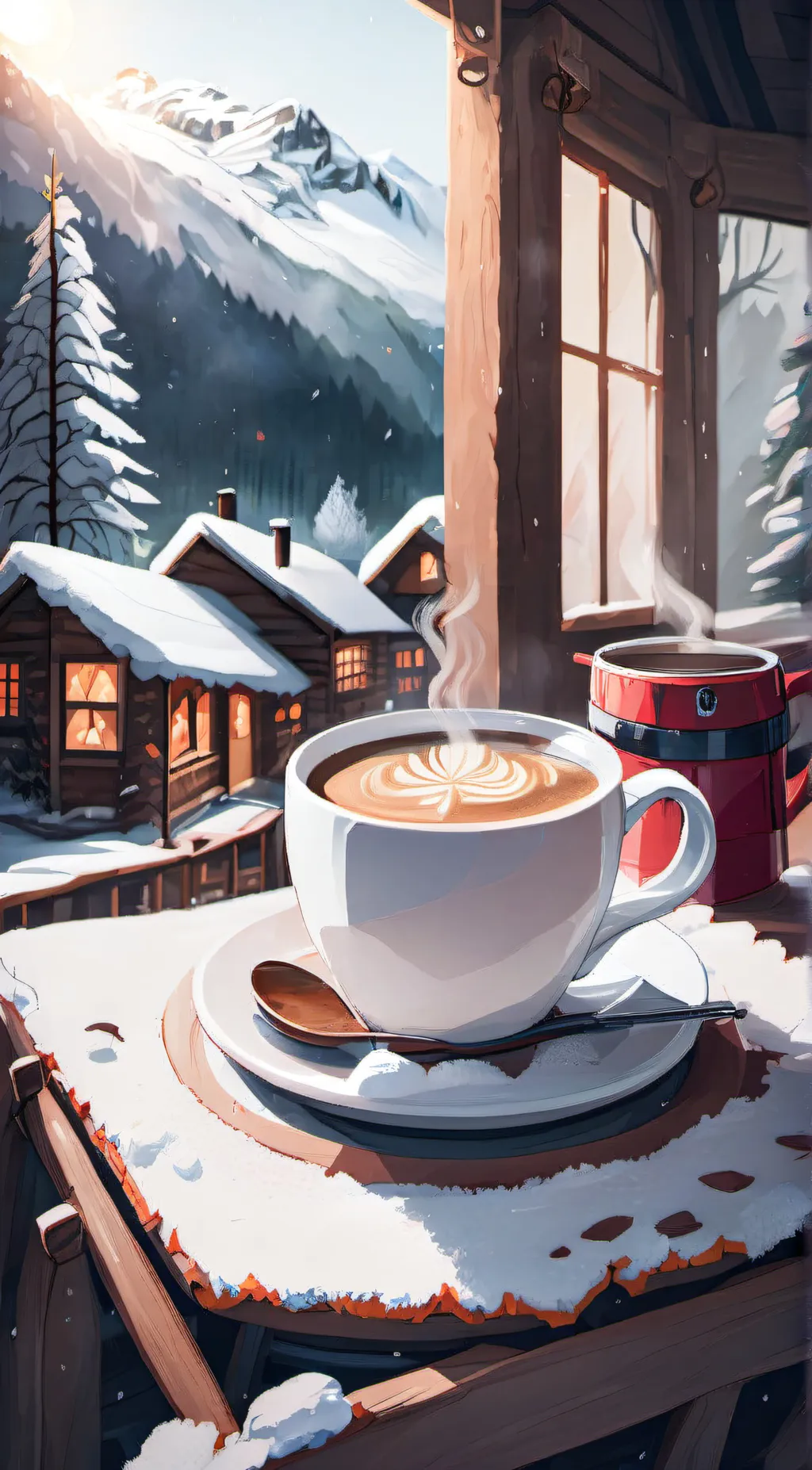 Talkie AI - Chat with Warm Winter Coffee