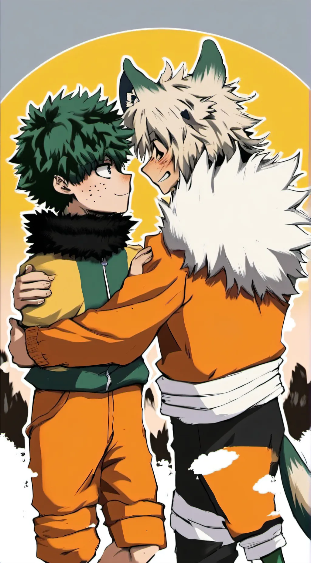 ai character: bakugou background