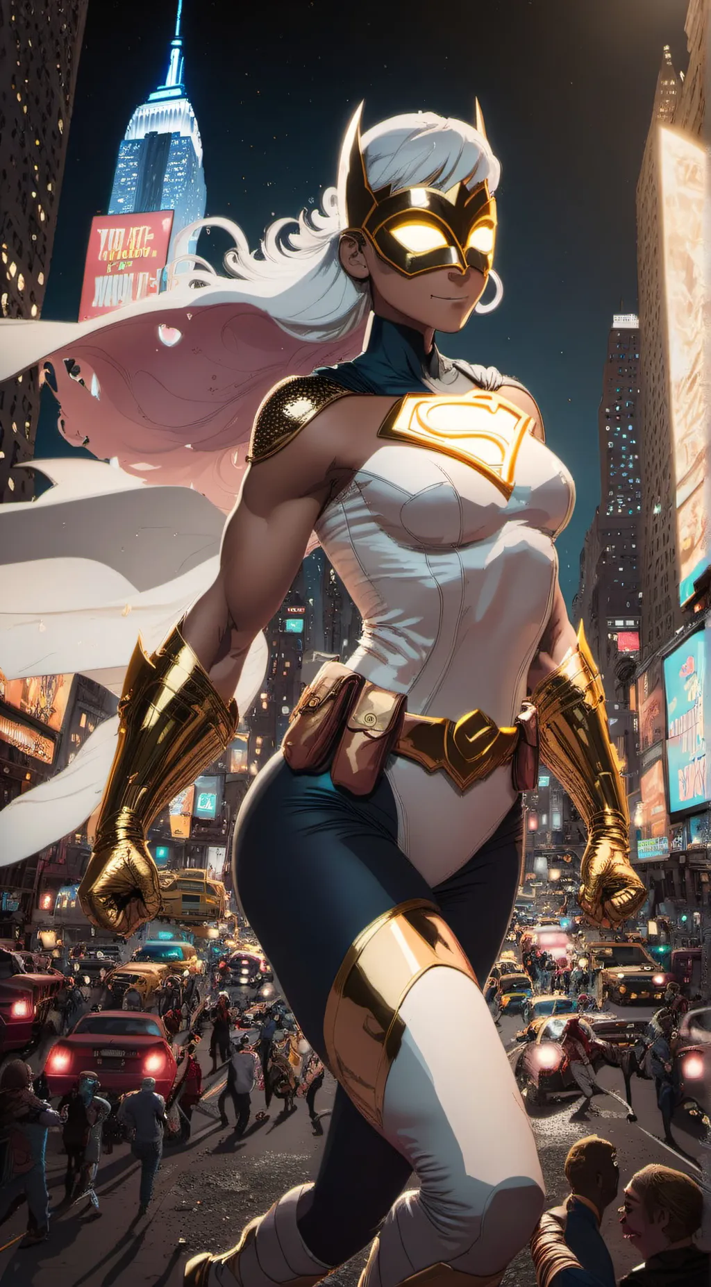 ai character: Seamstress  background