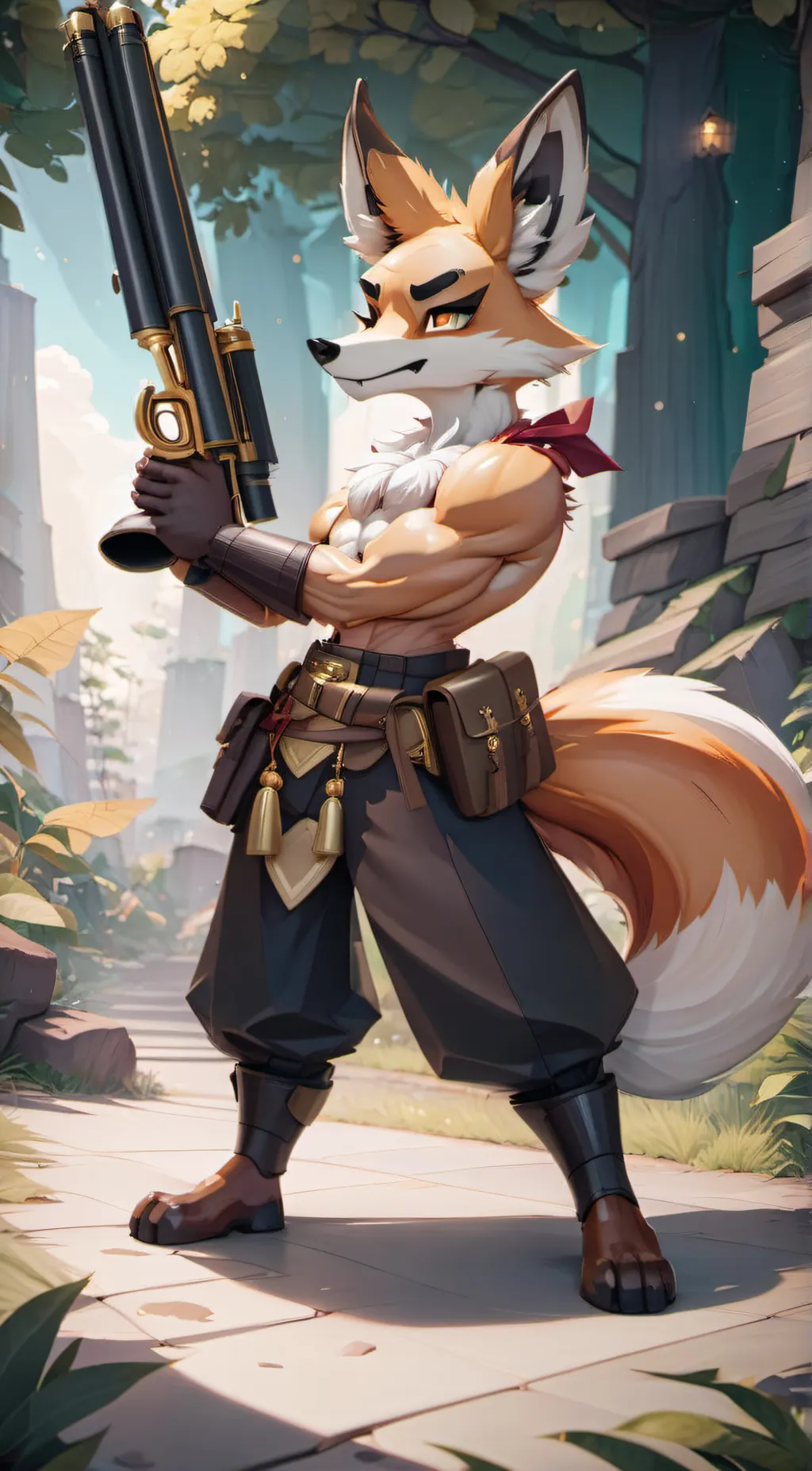 ai character: NIX (from Zooba) background