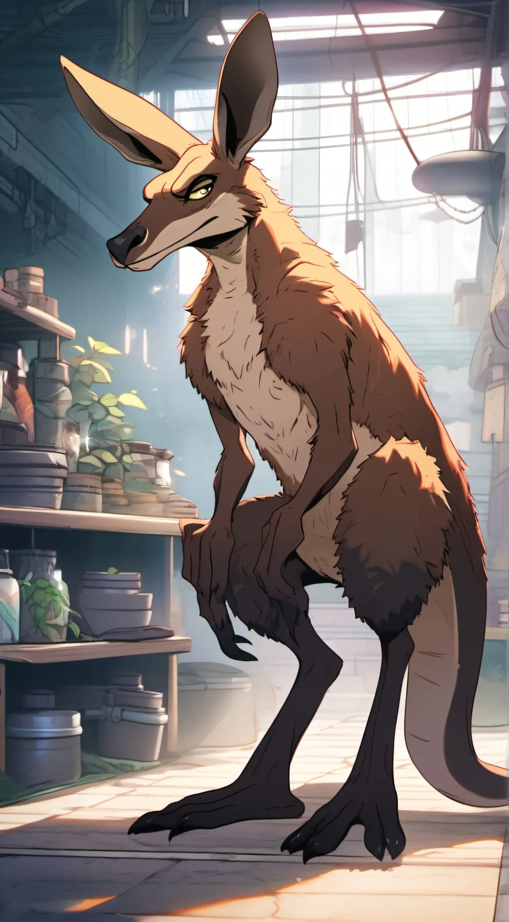 ai character: stith  background