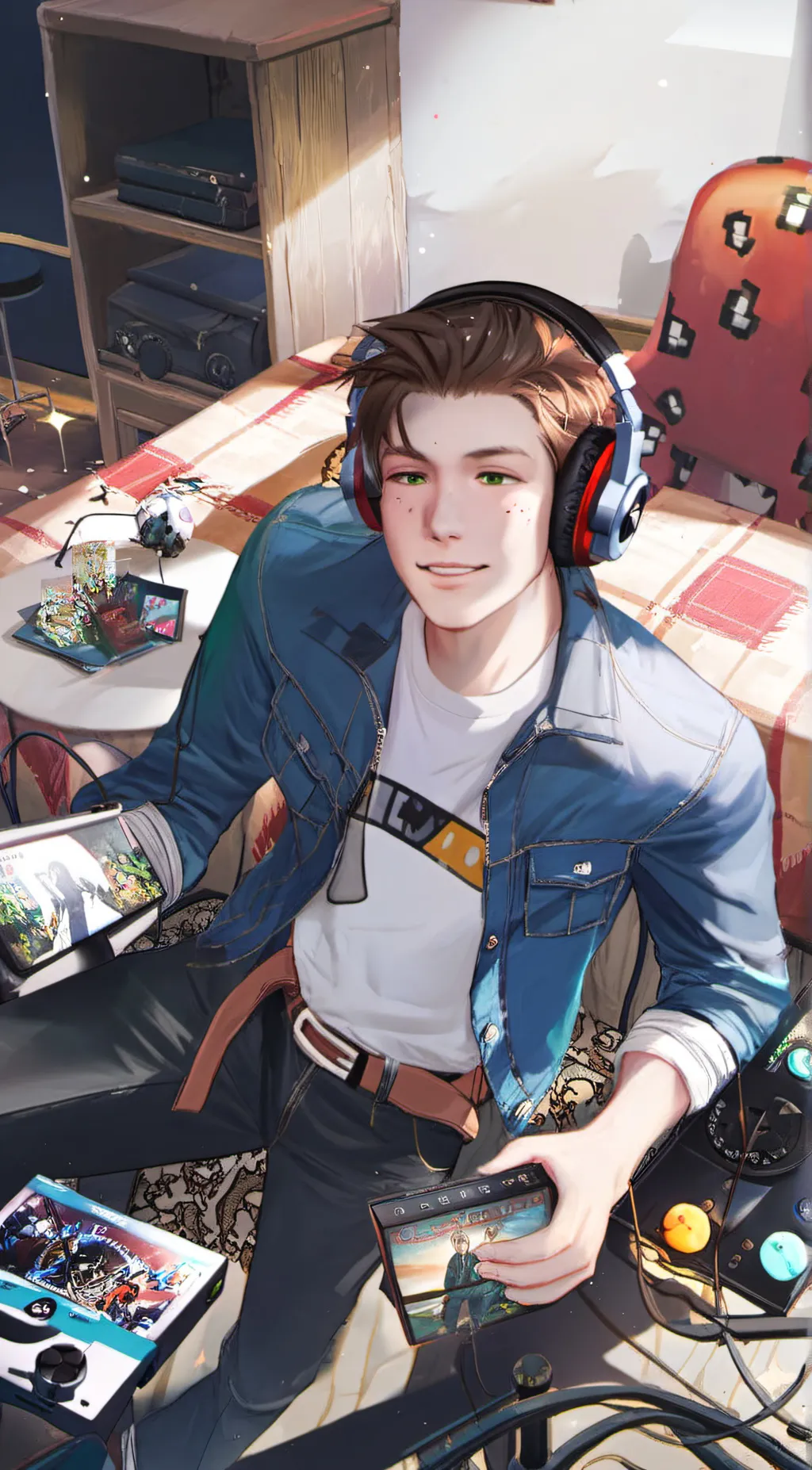 ai character: Danno cal  background