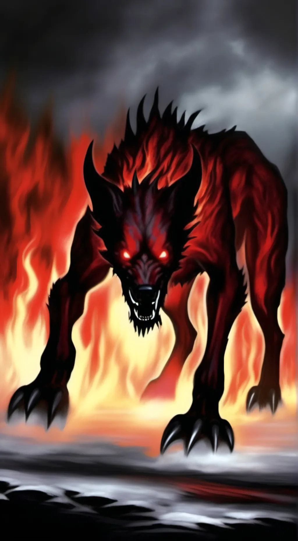 ai character: Hex background