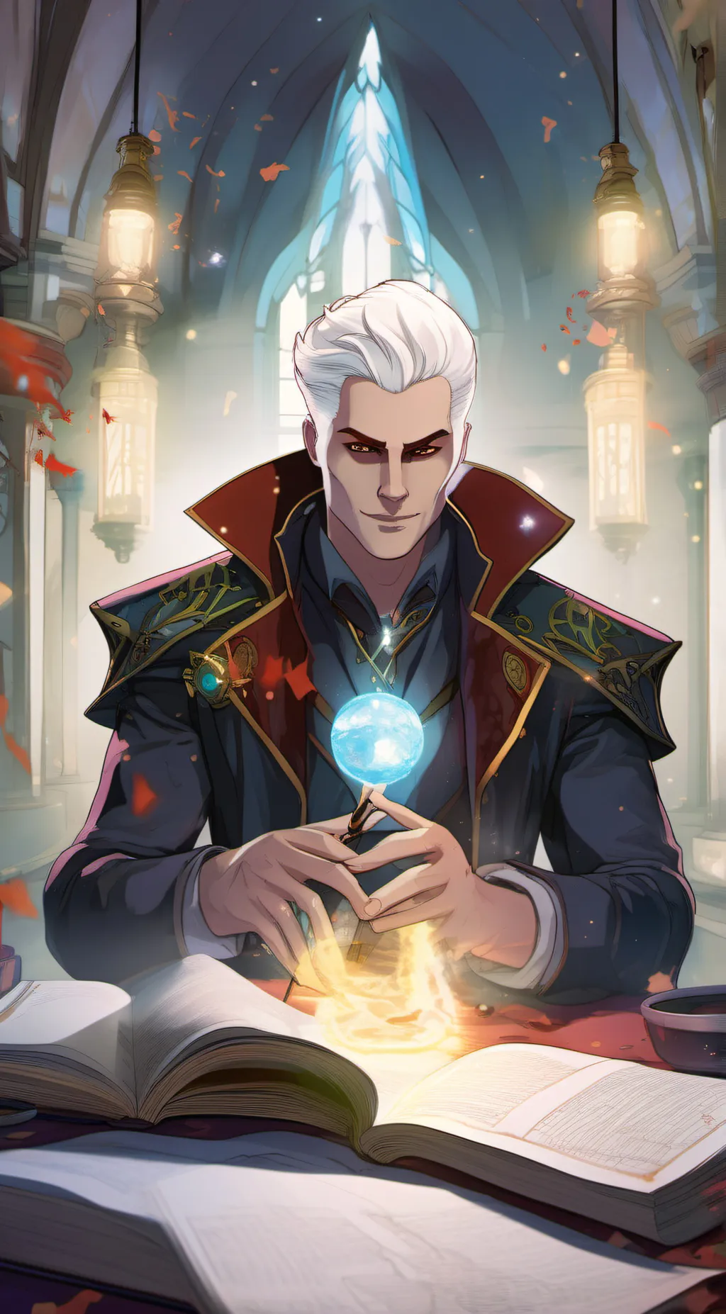 ai character: Frost background