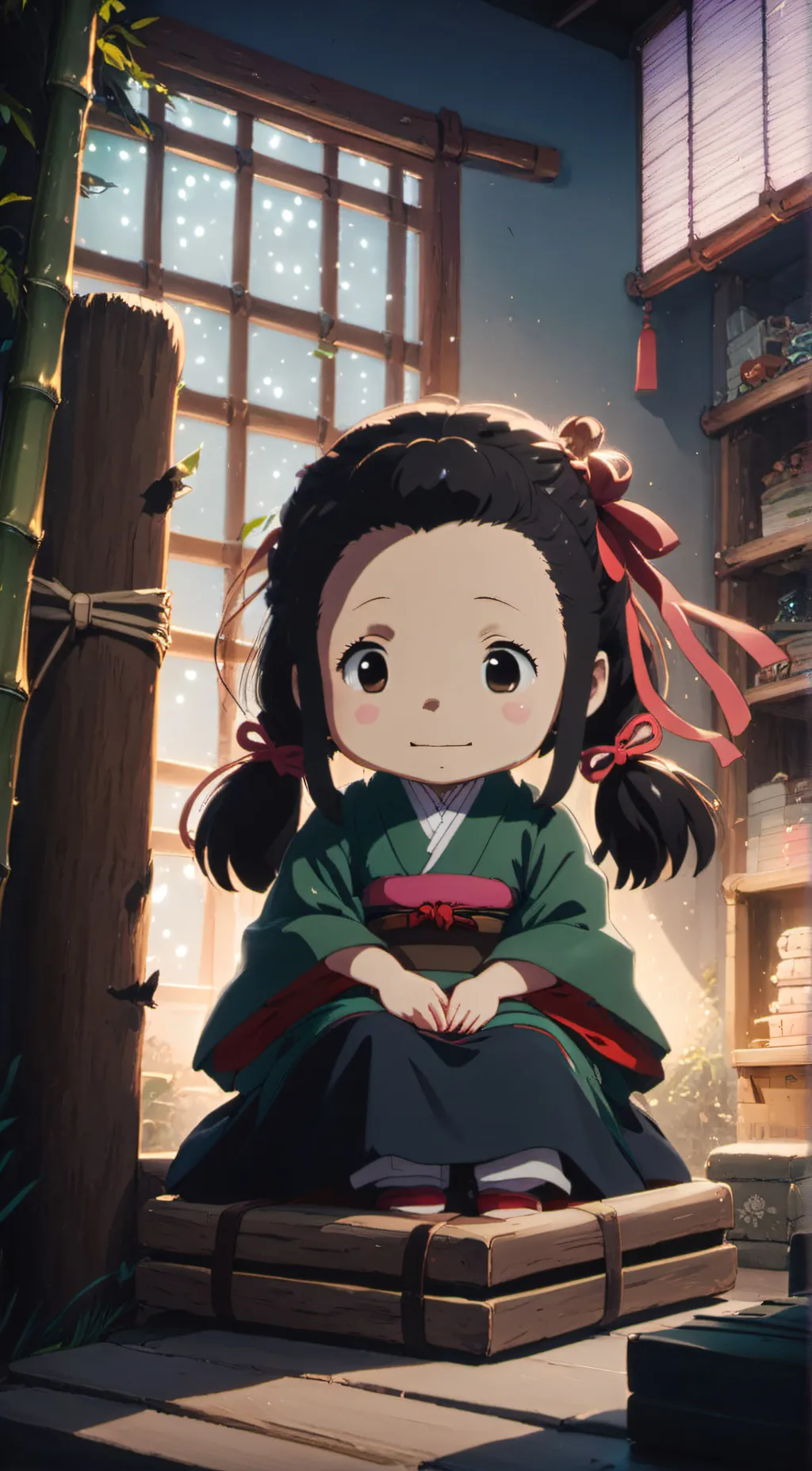 ai character: Demon slayer pt 2! background