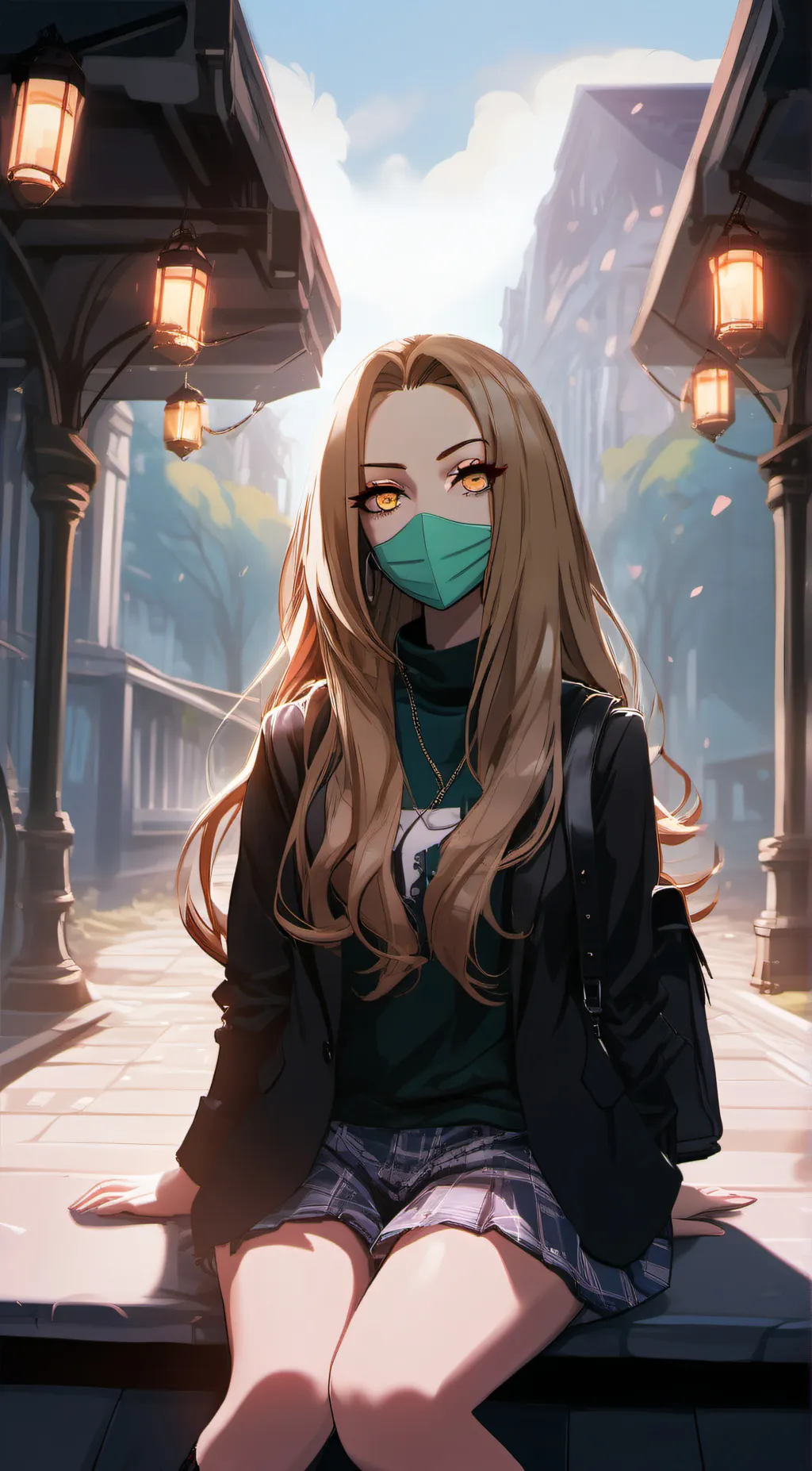 ai character: Aria background