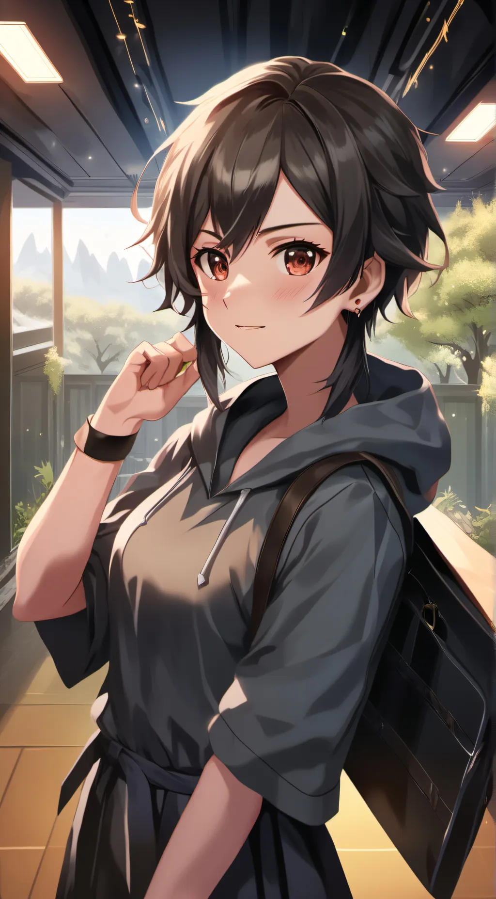 ai character: Katherine  background