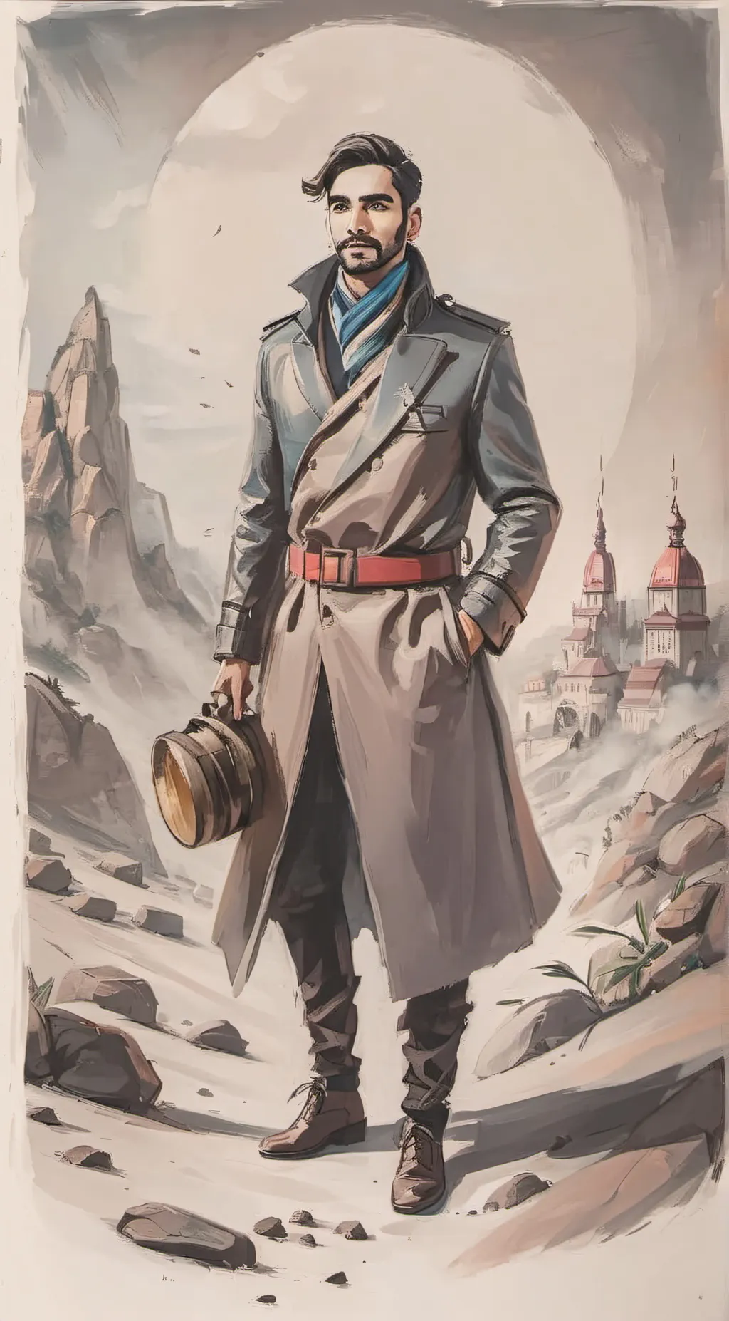 ai character: dharmann background