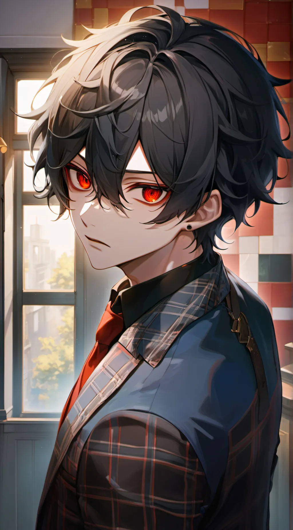 ai character: Anthony  background