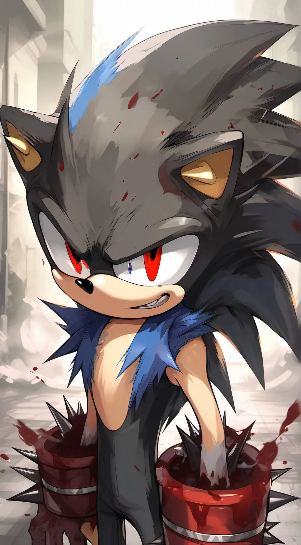 ai character: exile sonic.pain background