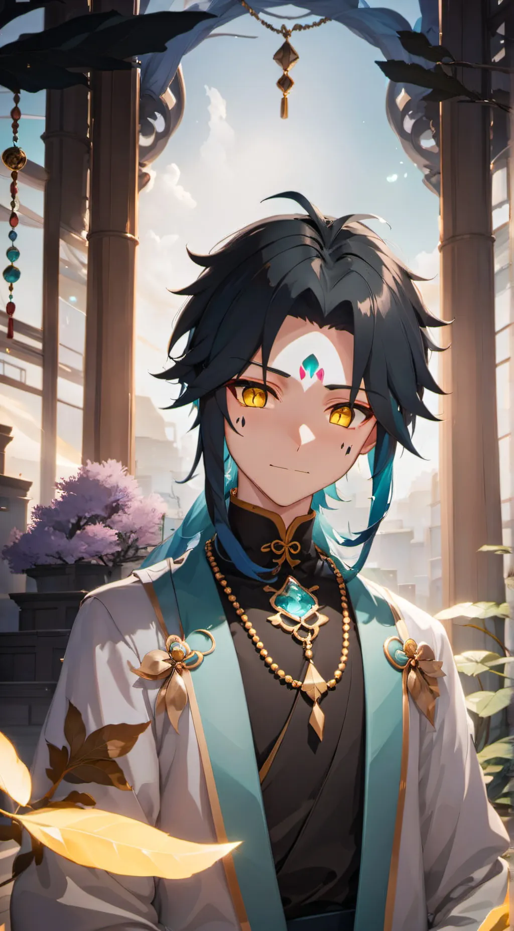 ai character: Xiao background