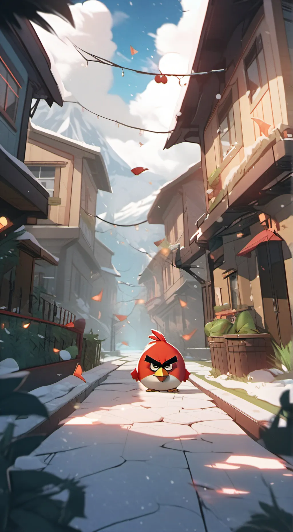 ai character: Angry Bird background