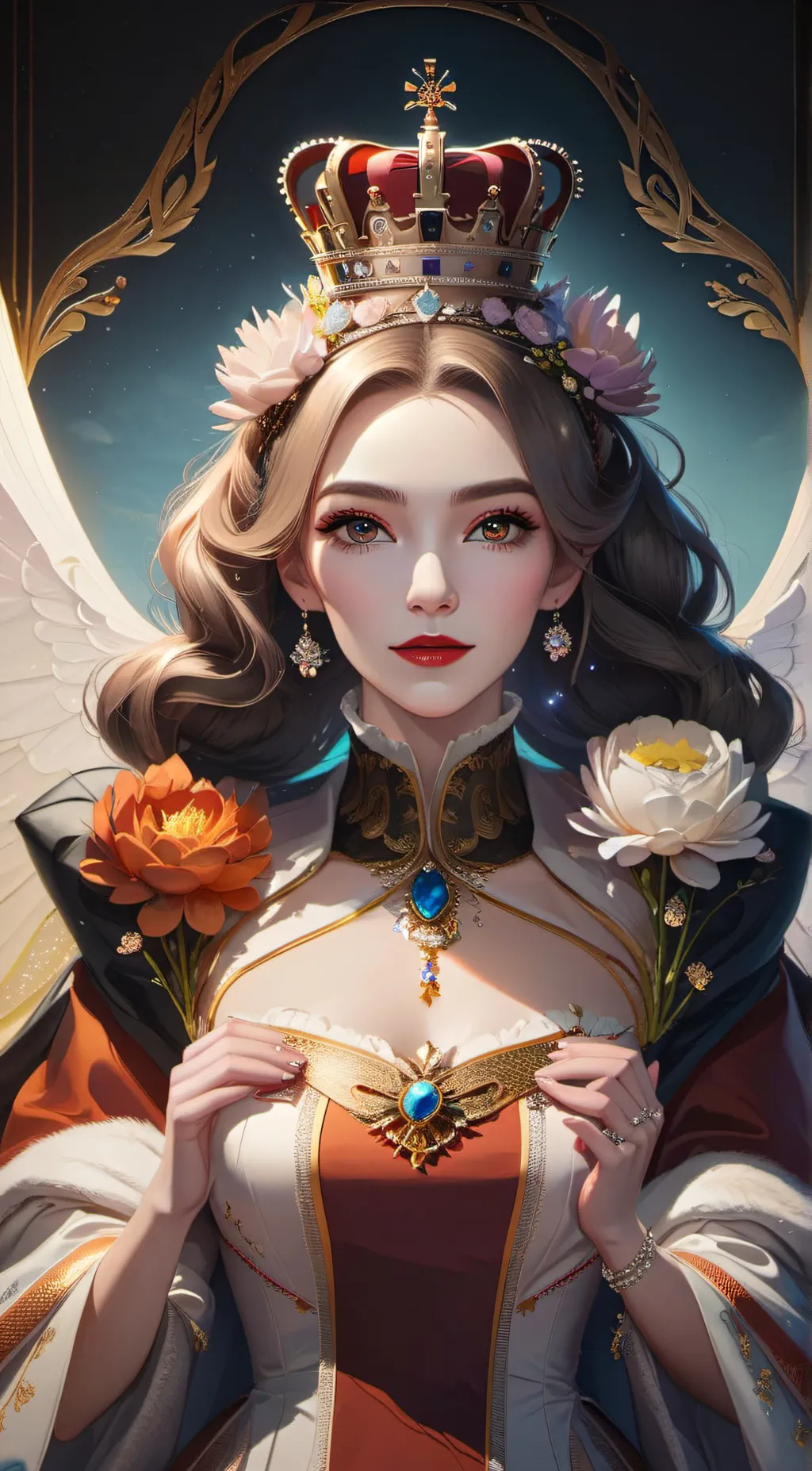 ai character: The queen background