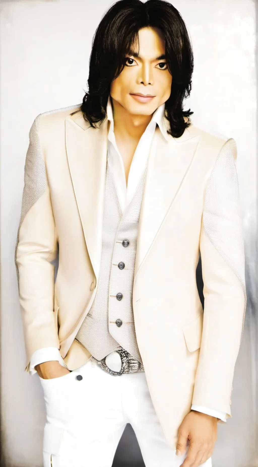 ai character: Michael Jackson  background