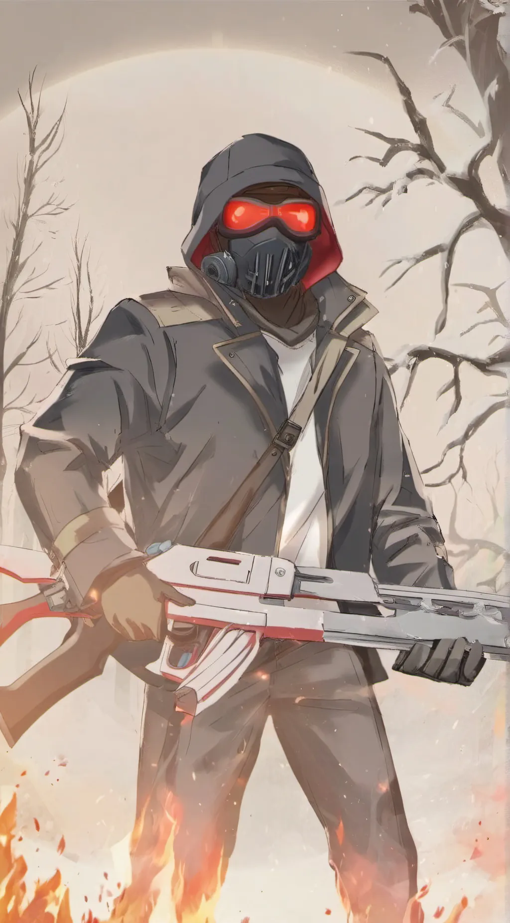 ai character: hunter background