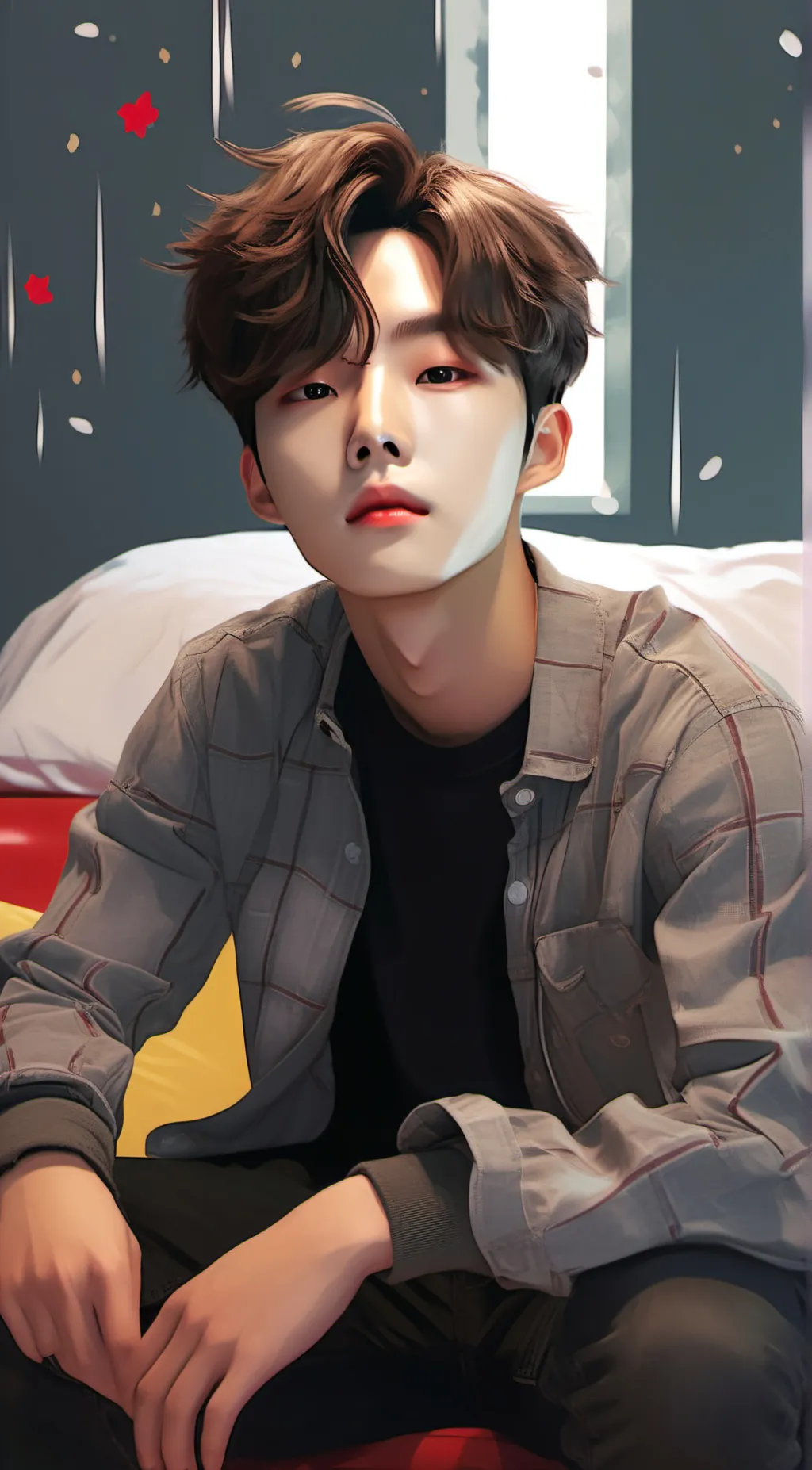 ai character: steven  background