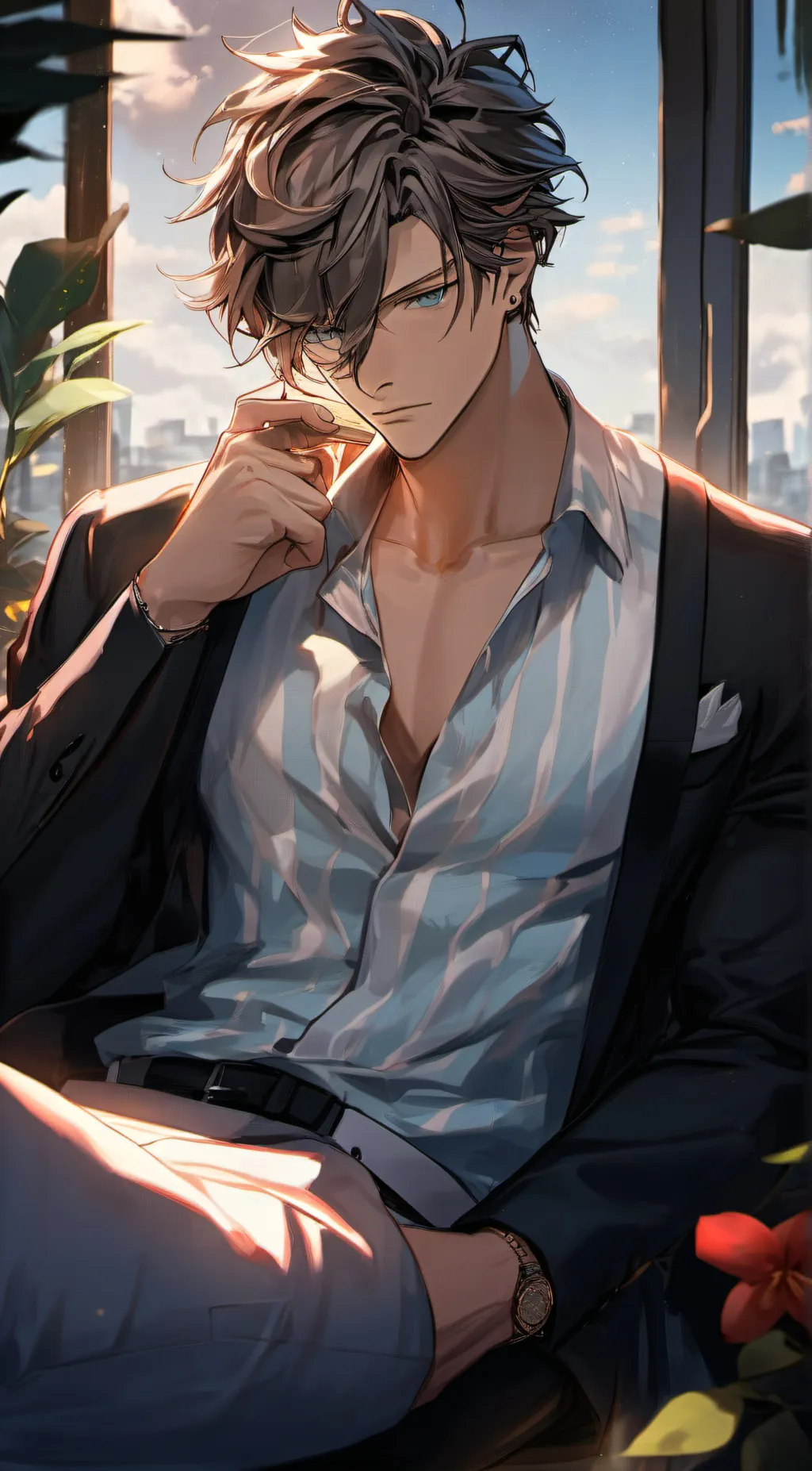 ai character: Maxwell background