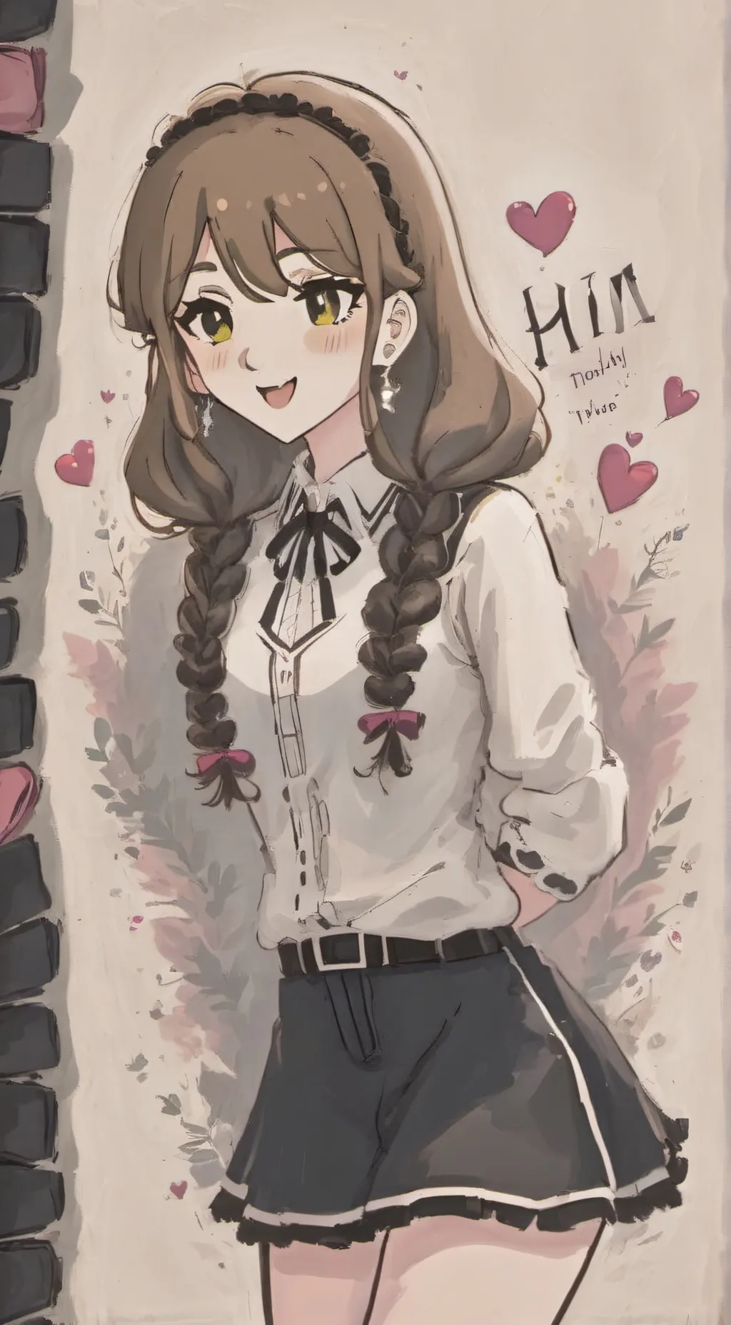 ai character: mika background