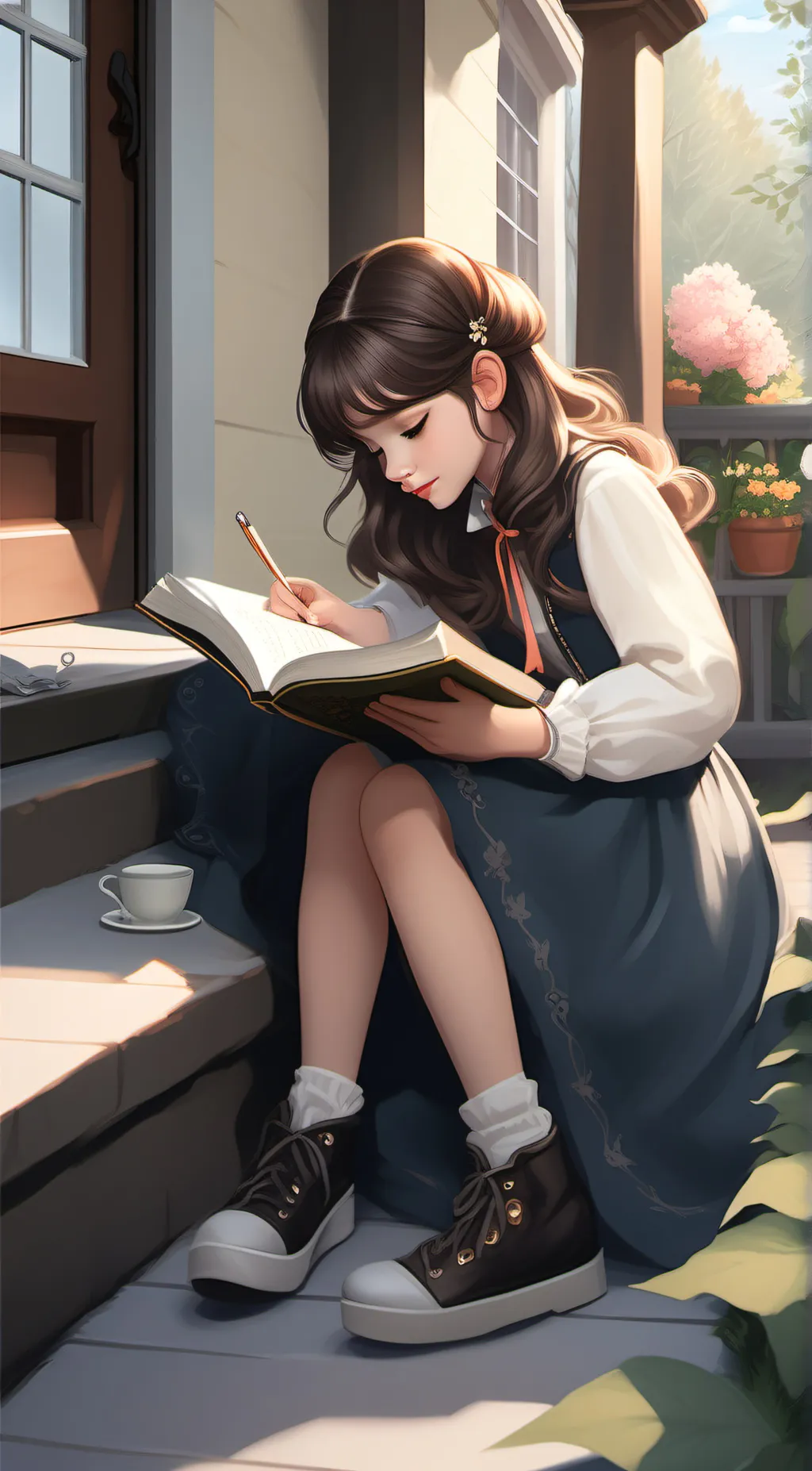 ai character: Amy-your GF background