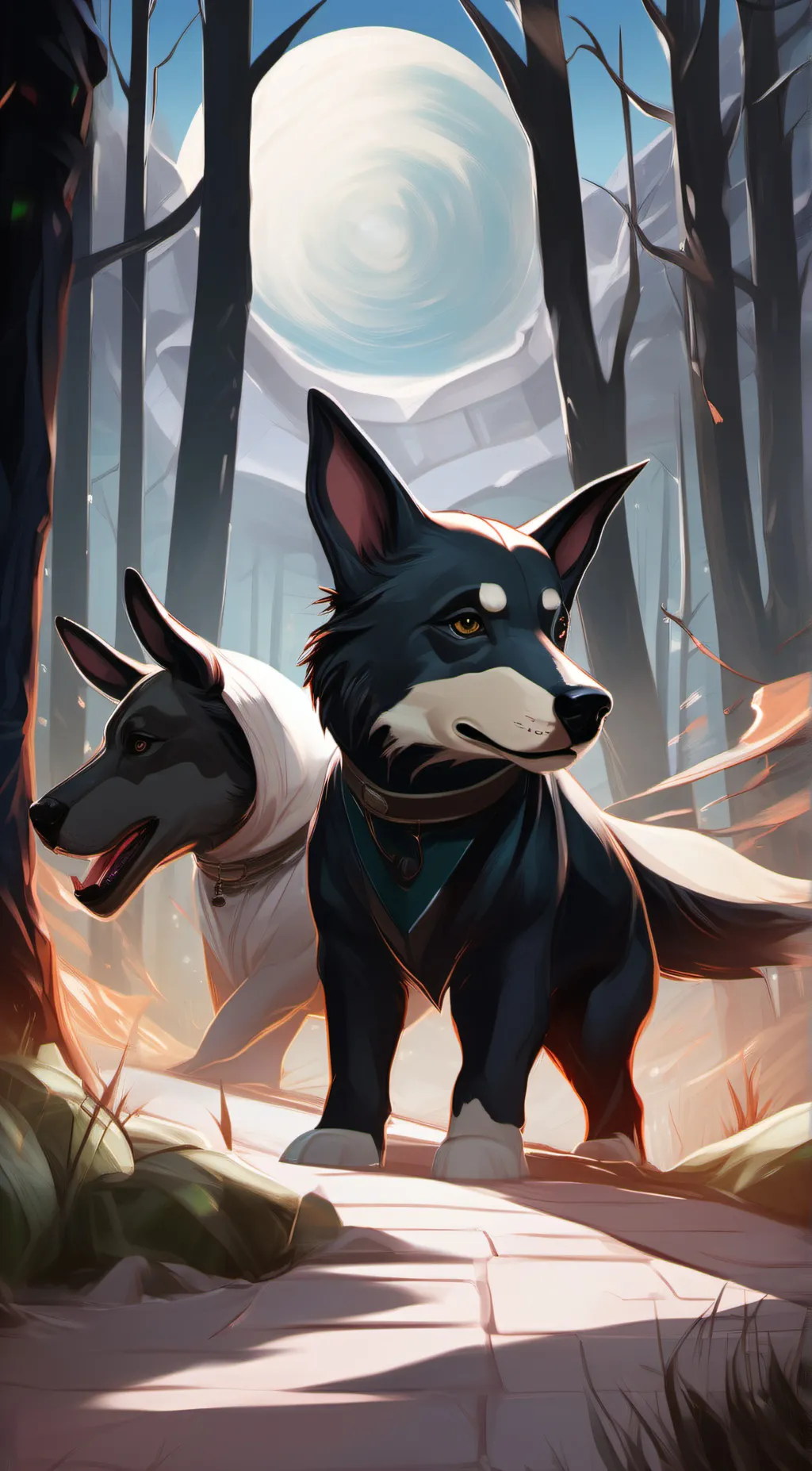 ai character: snow white  background