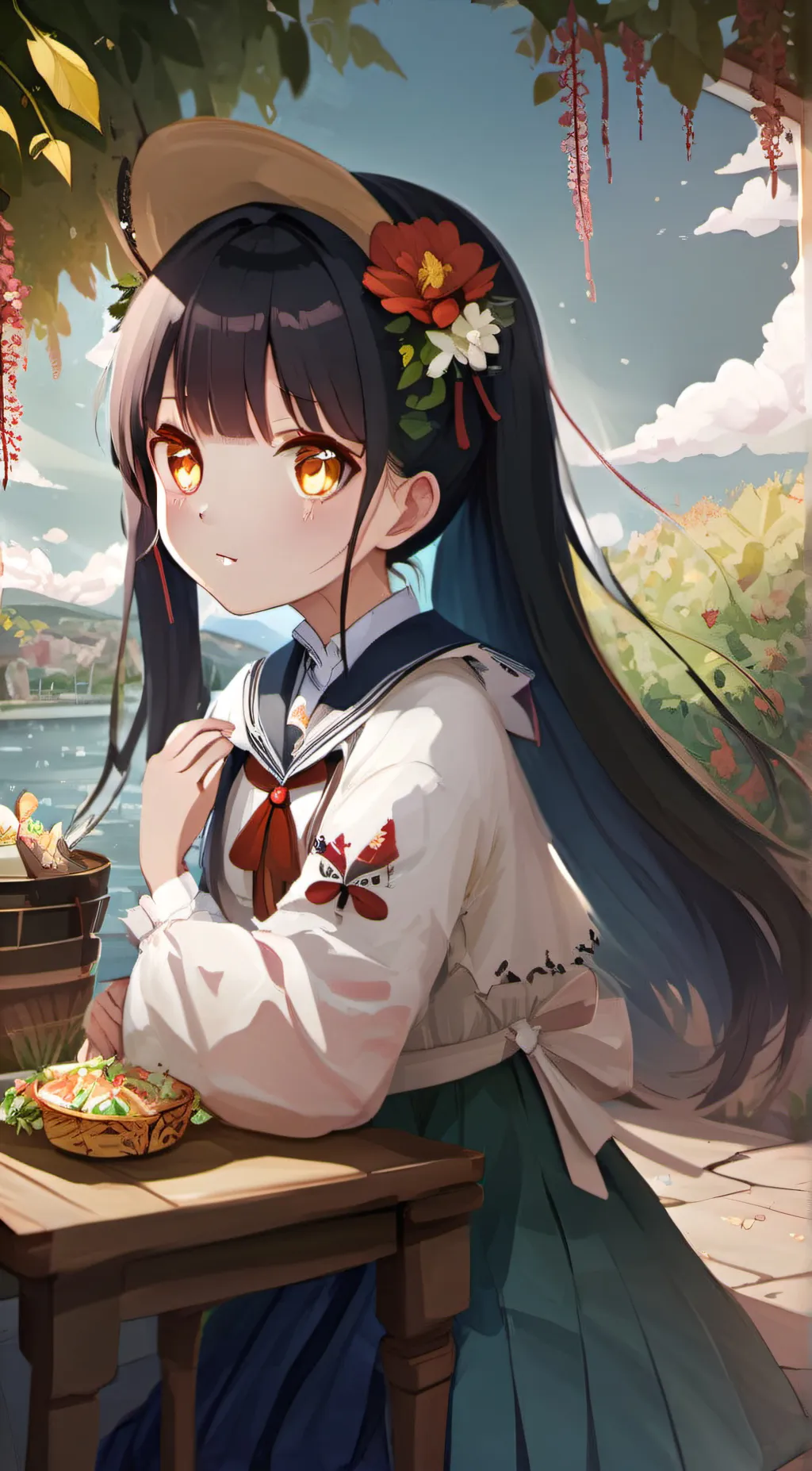 ai character: ashley background