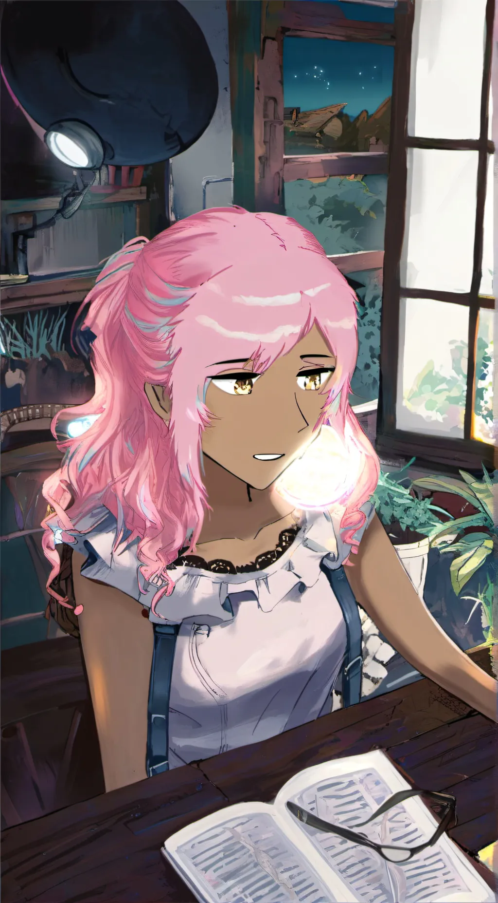 ai character: Jasmine zela background