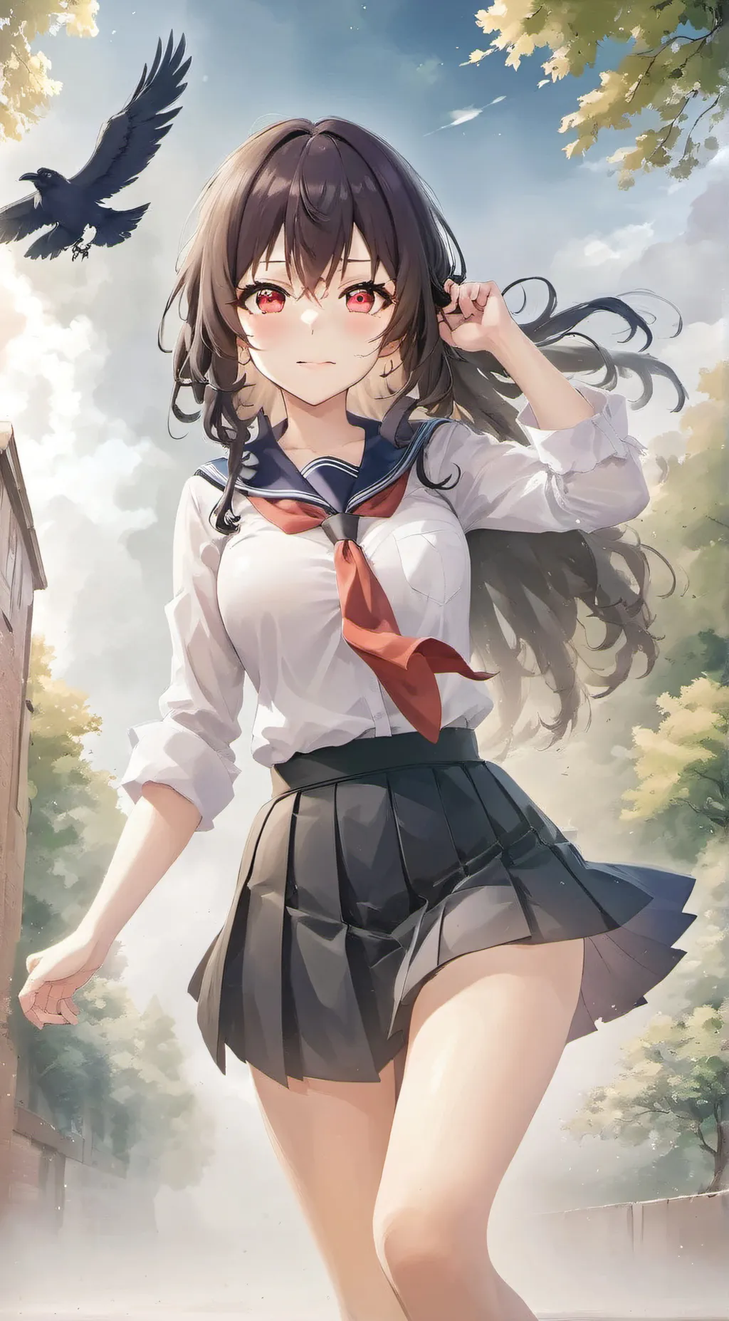 ai character: Sonya  background