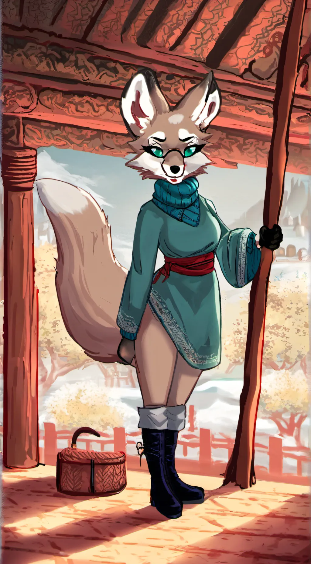 ai character: zhen  background