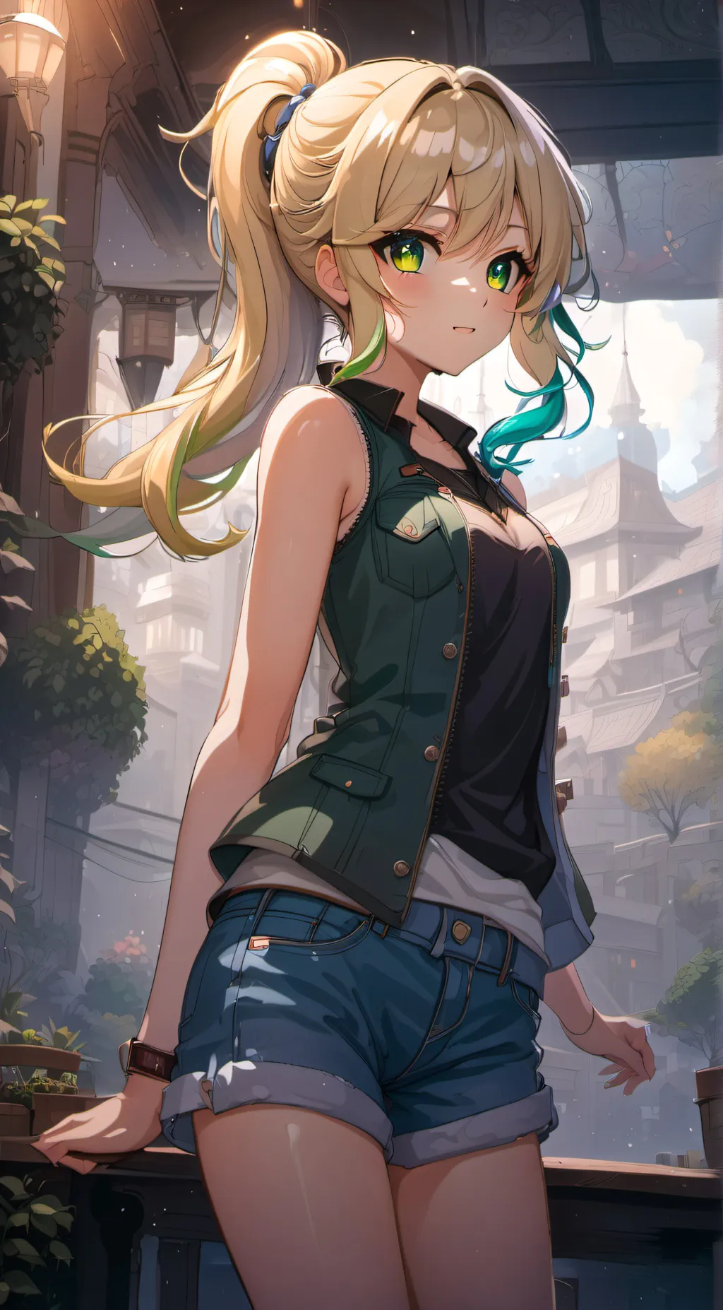 ai character: Daphne  background