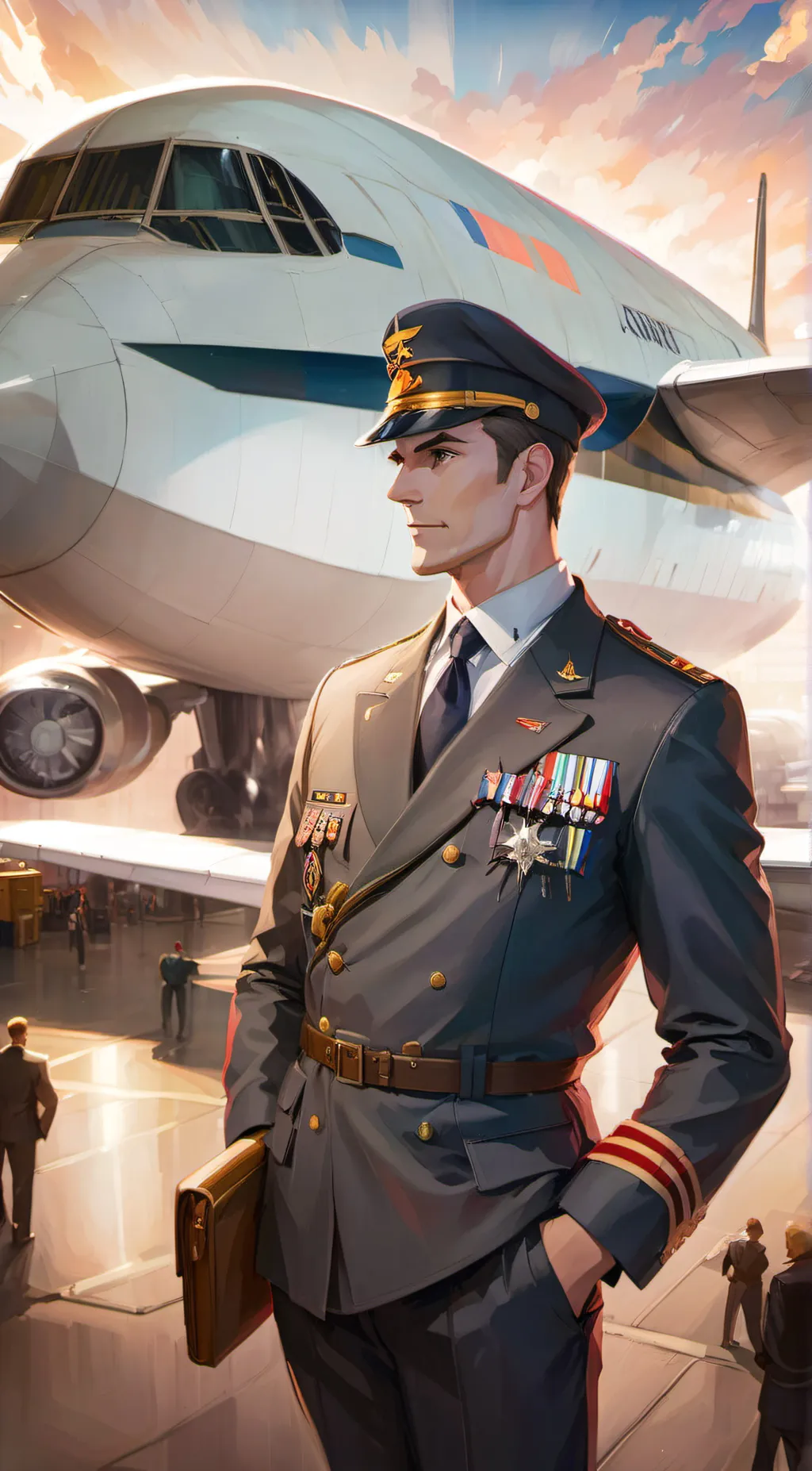 ai character: United 459 background