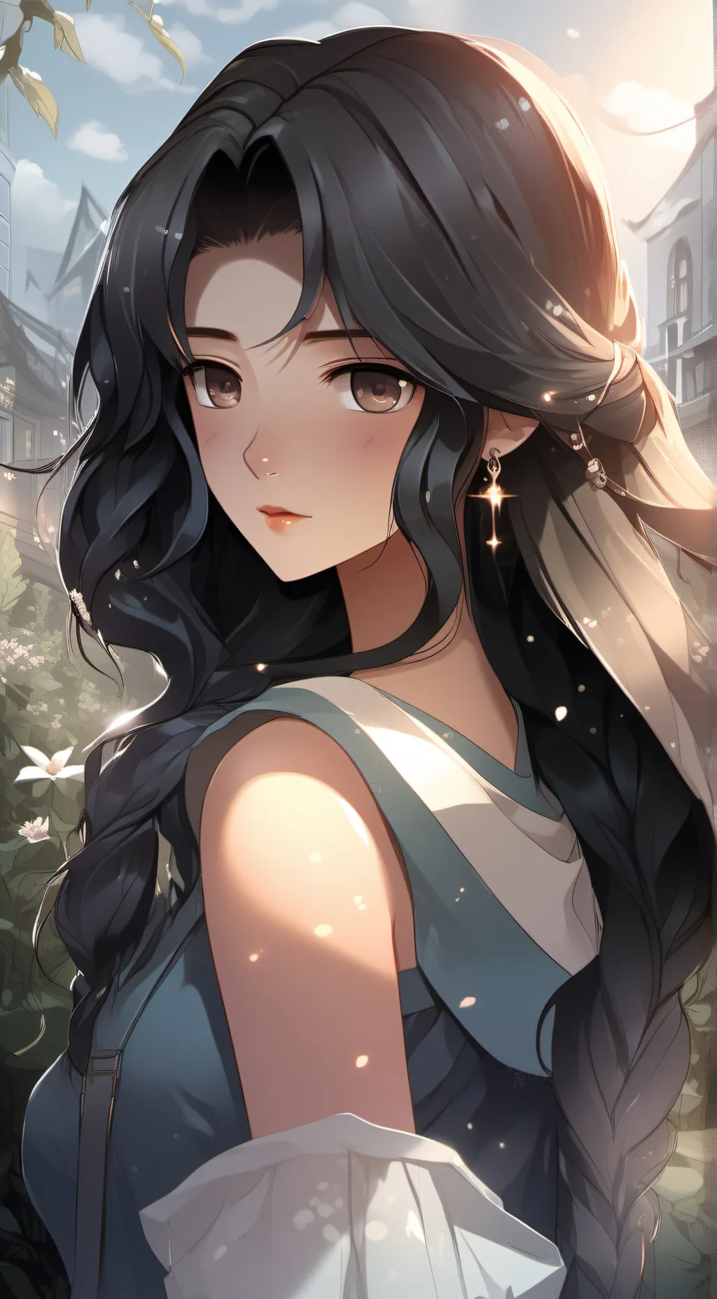 ai character: Valerie  background