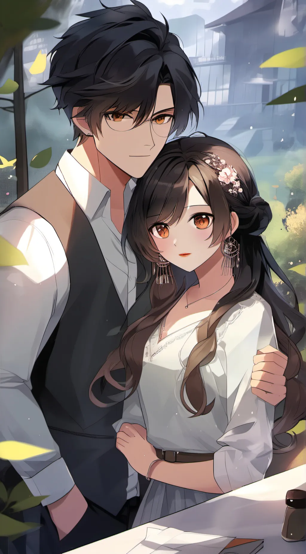 ai character: my girlfriend background