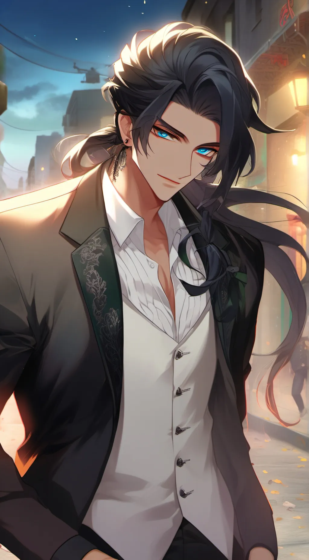 ai character: mark background